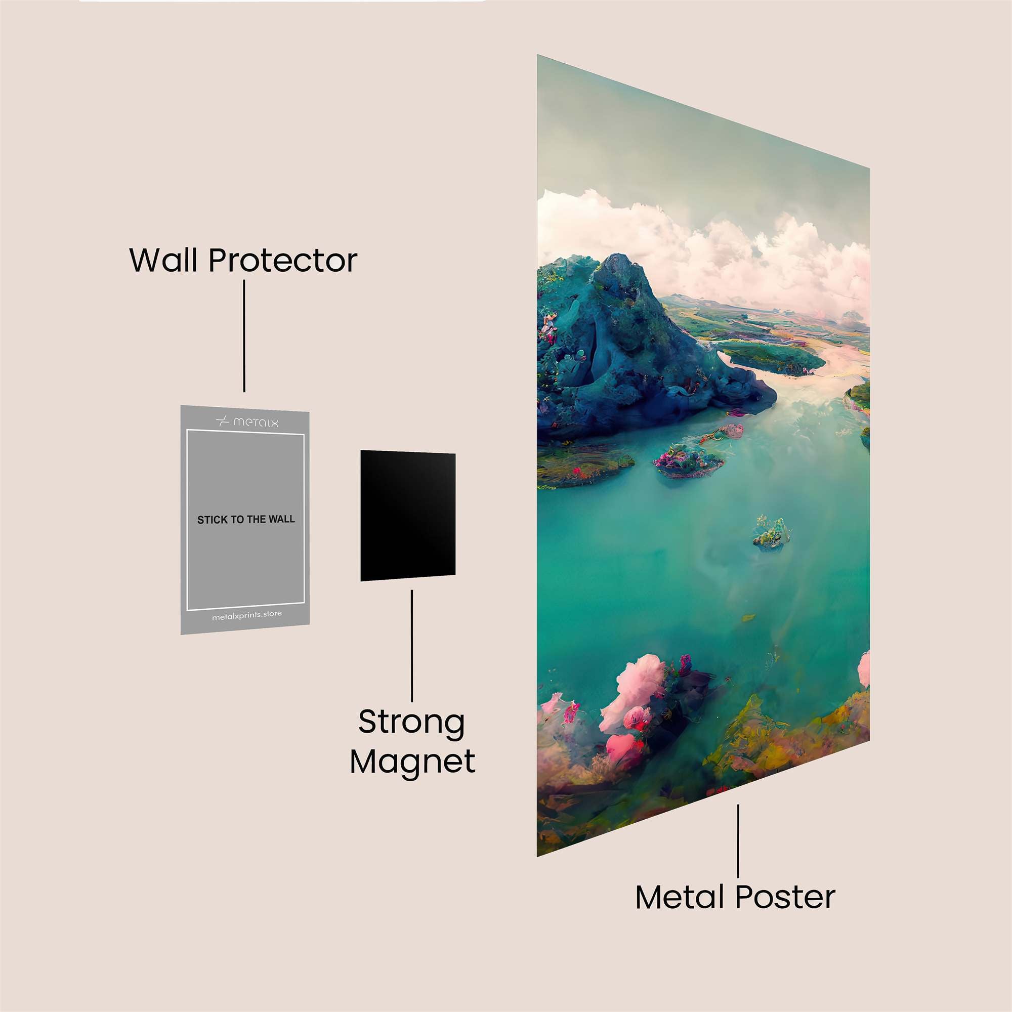 Dewdrop Dream Safe Wall Magnetic / M