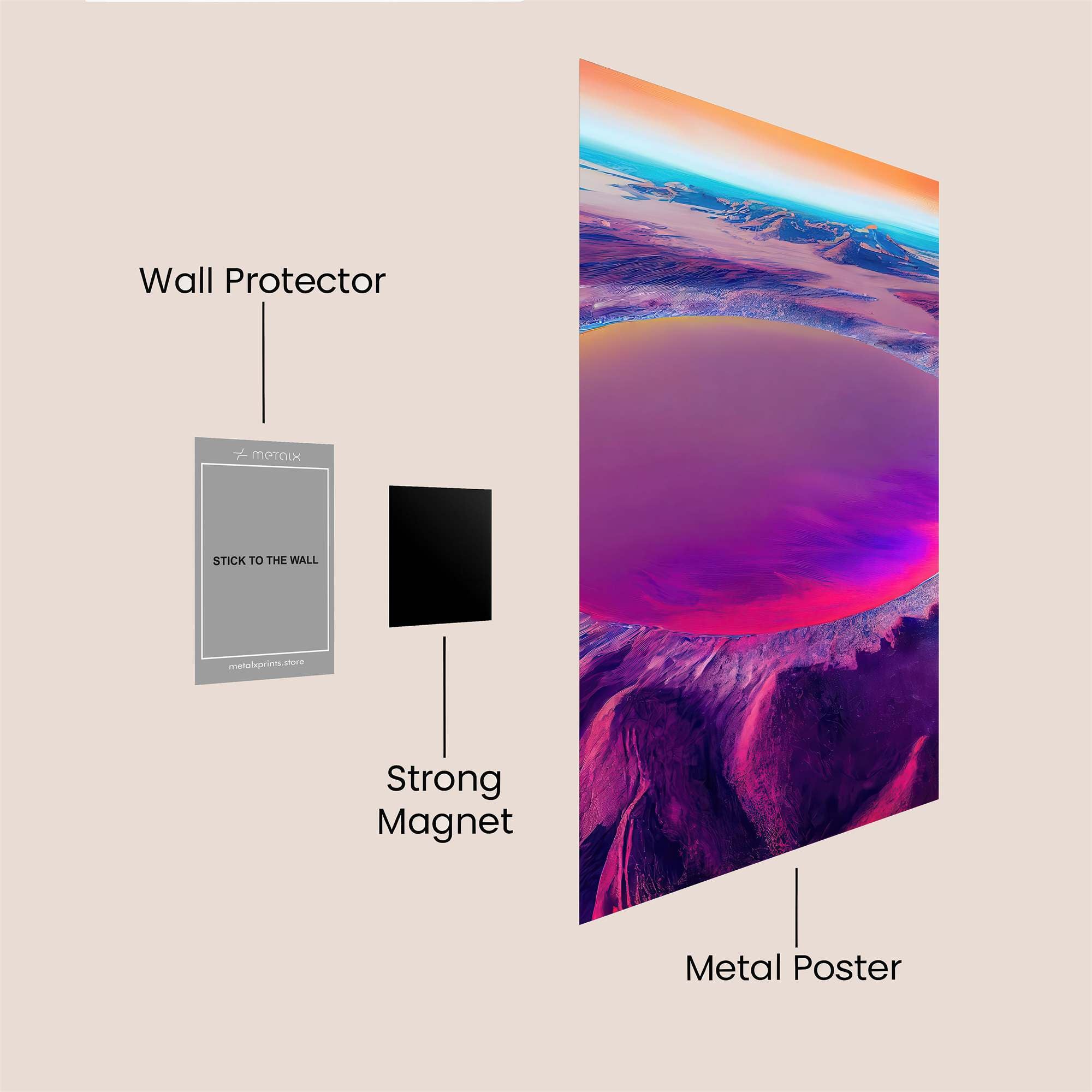 Crater Dream Safe Wall Magnetic / M
