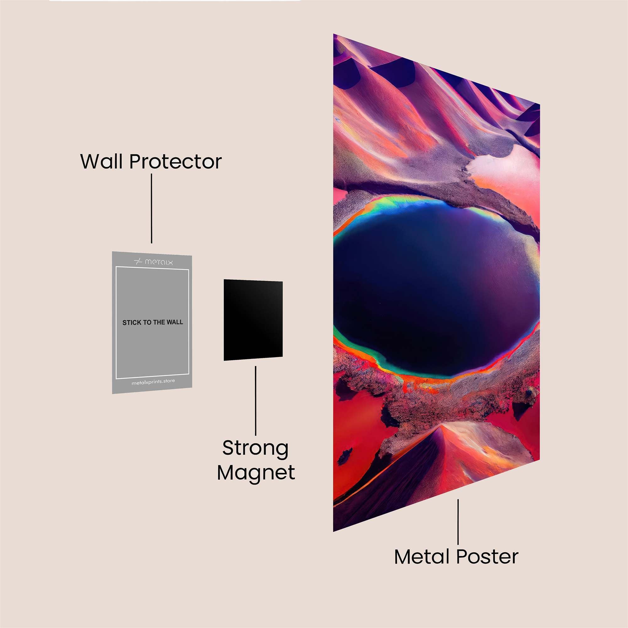 Crater Enigma Safe Wall Magnetic / M