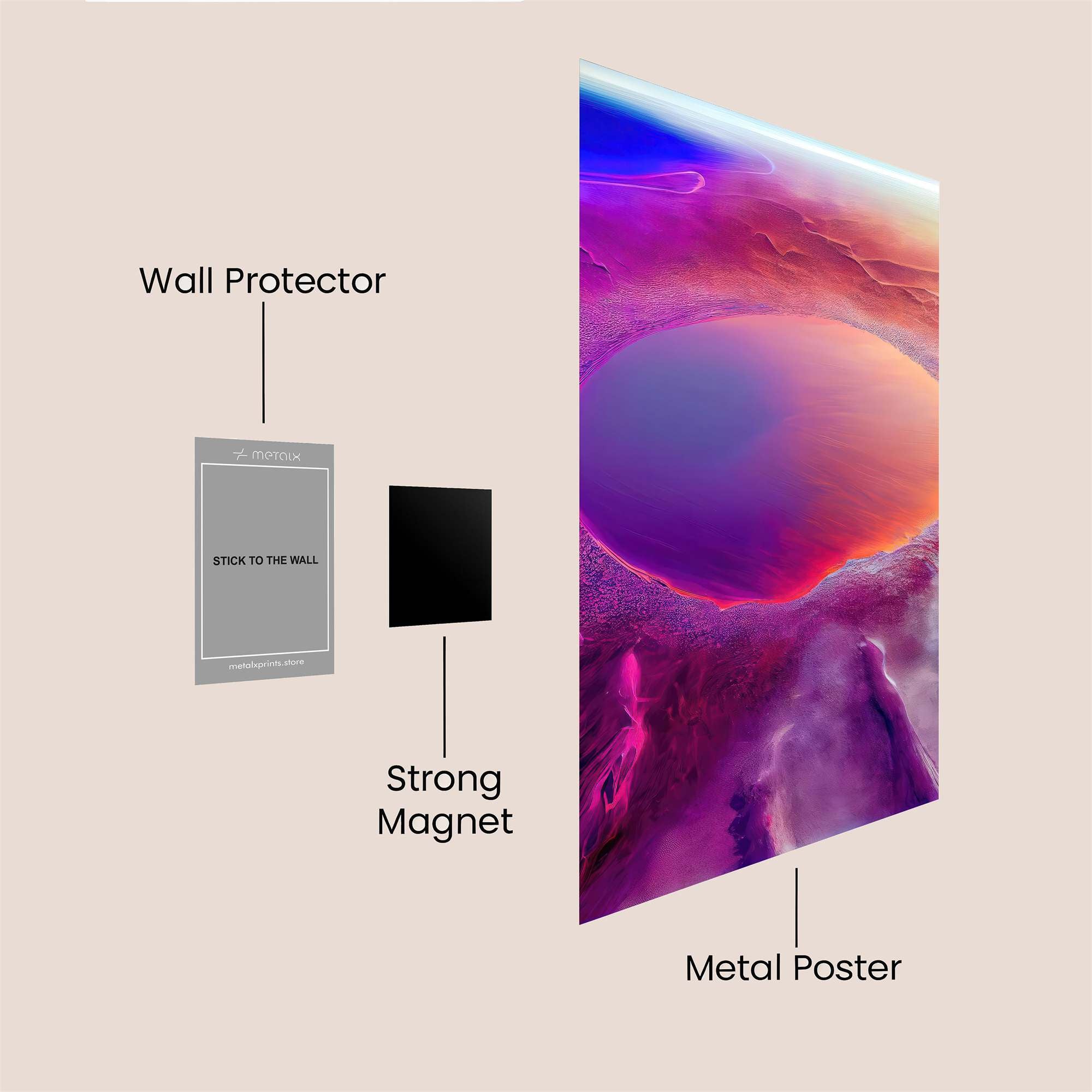 Martian Serenity Safe Wall Magnetic / M