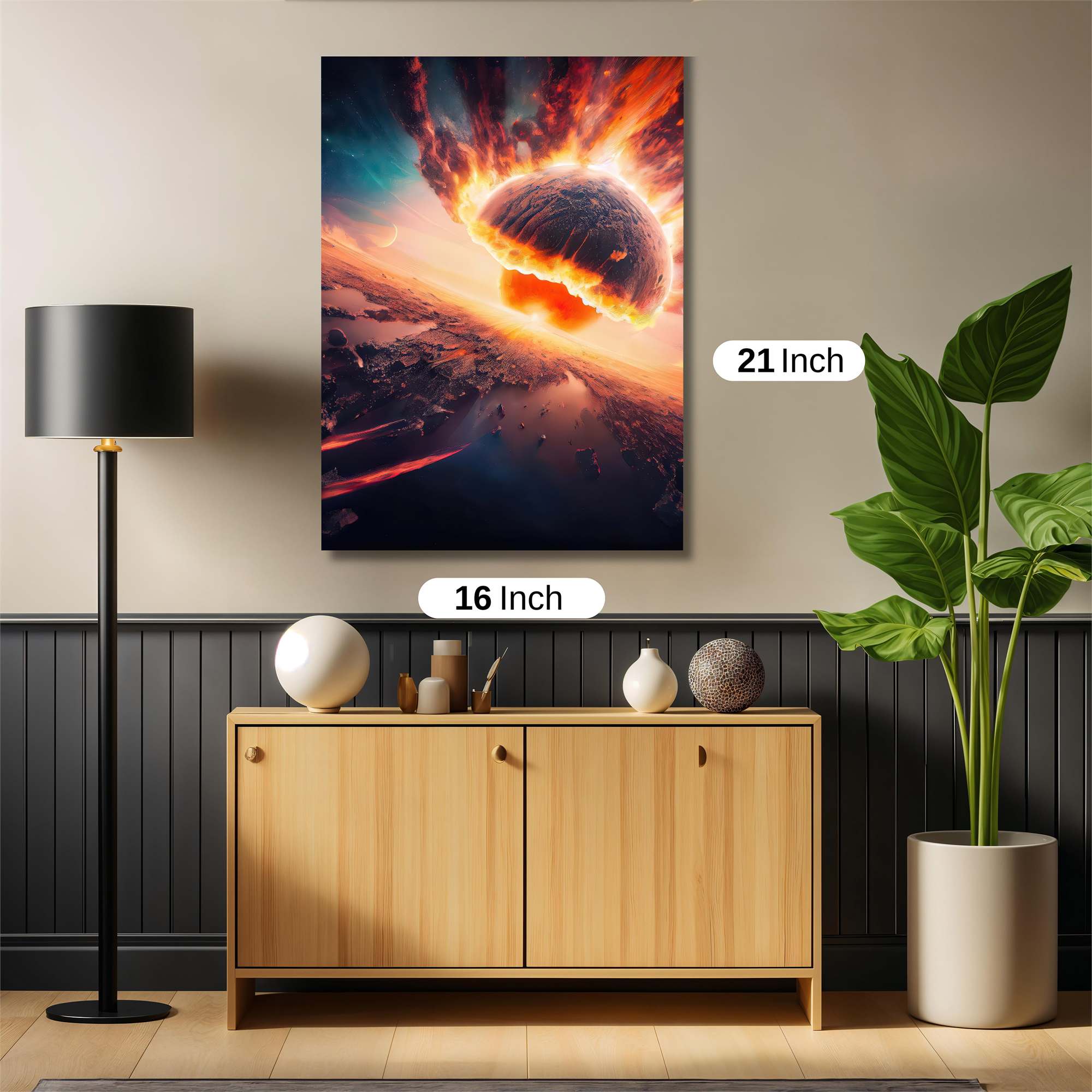 Apocalyptic Blaze Safe Wall Magnetic / M