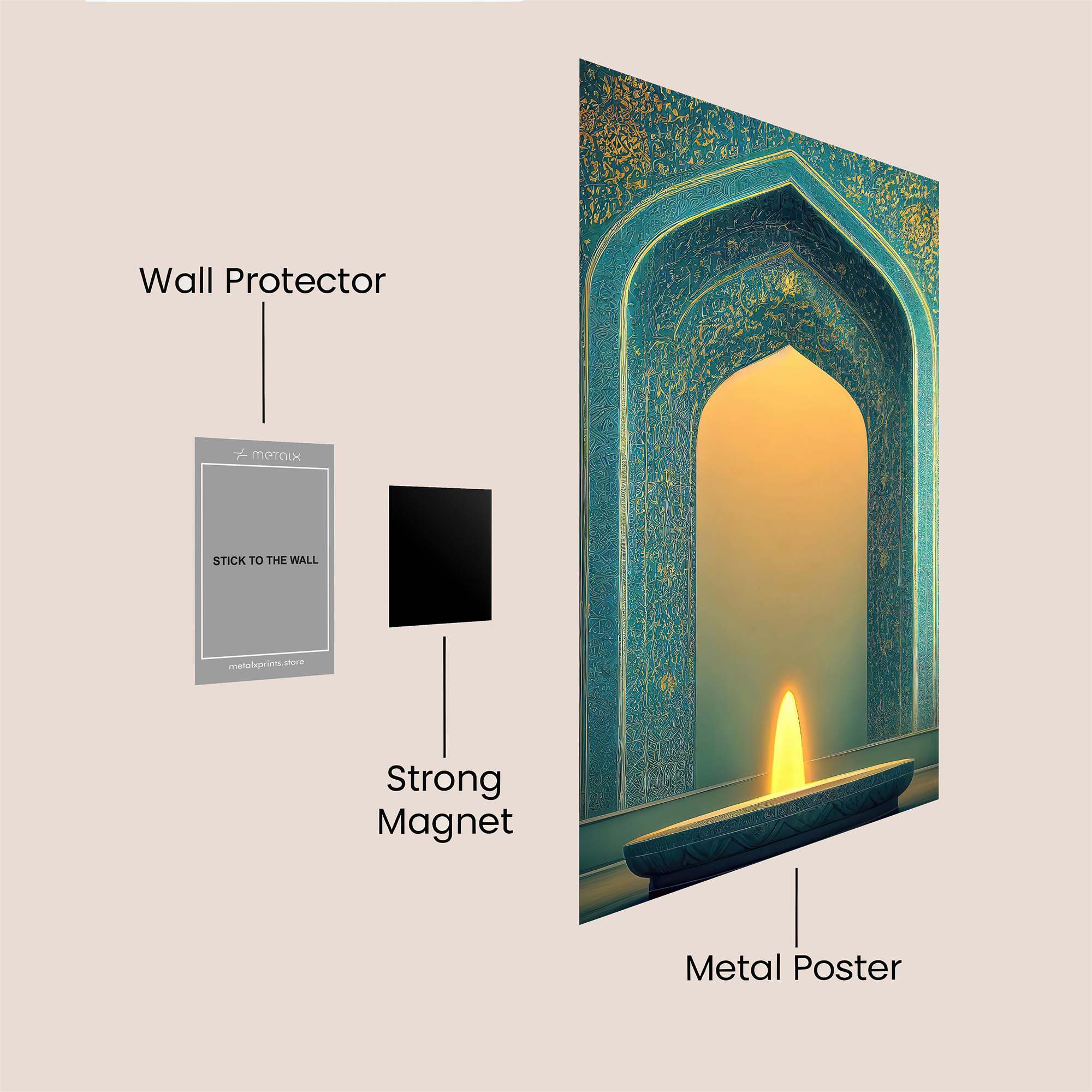 Portal Serenity Safe Wall Magnetic / M