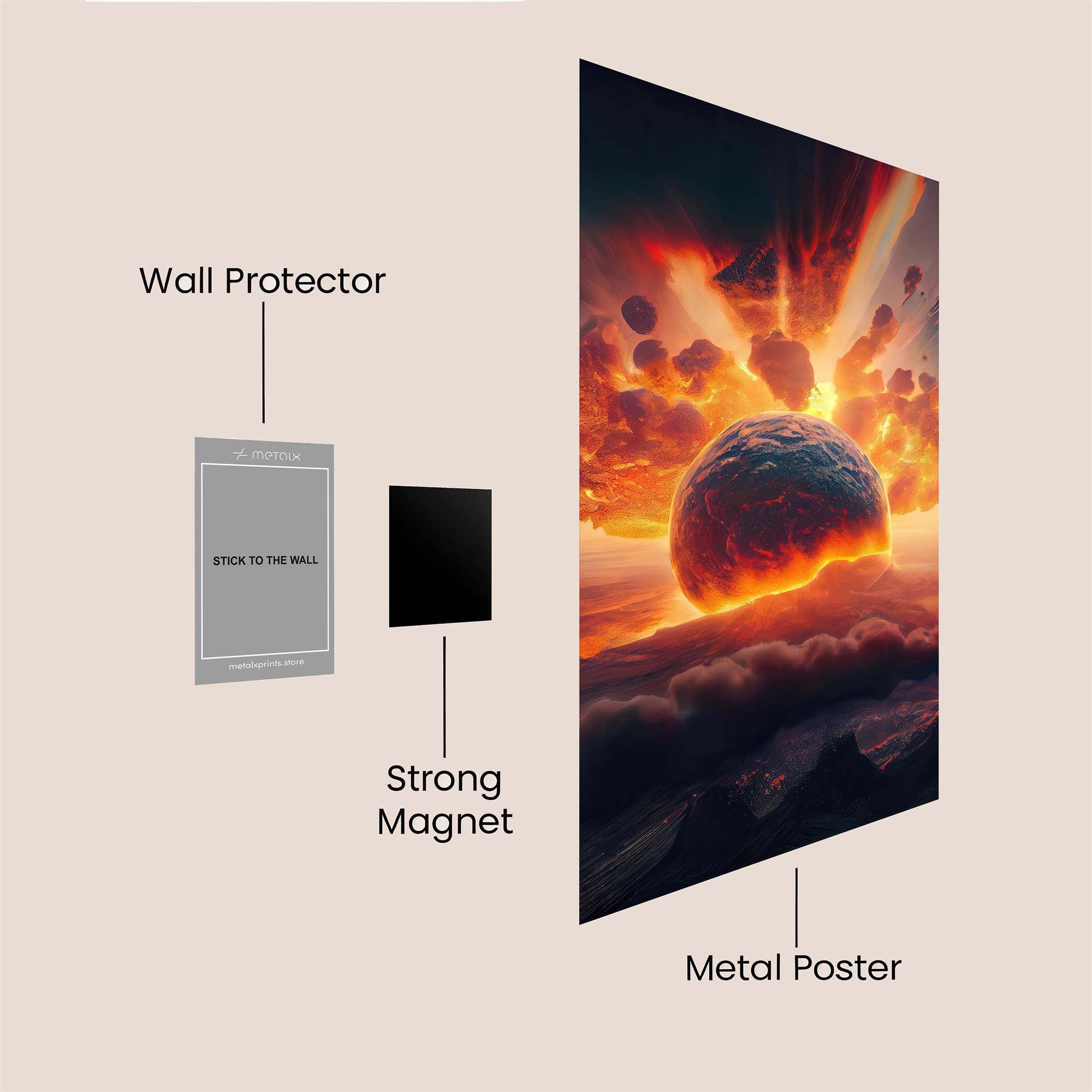 Apocalypse Unleashed Safe Wall Magnetic / M