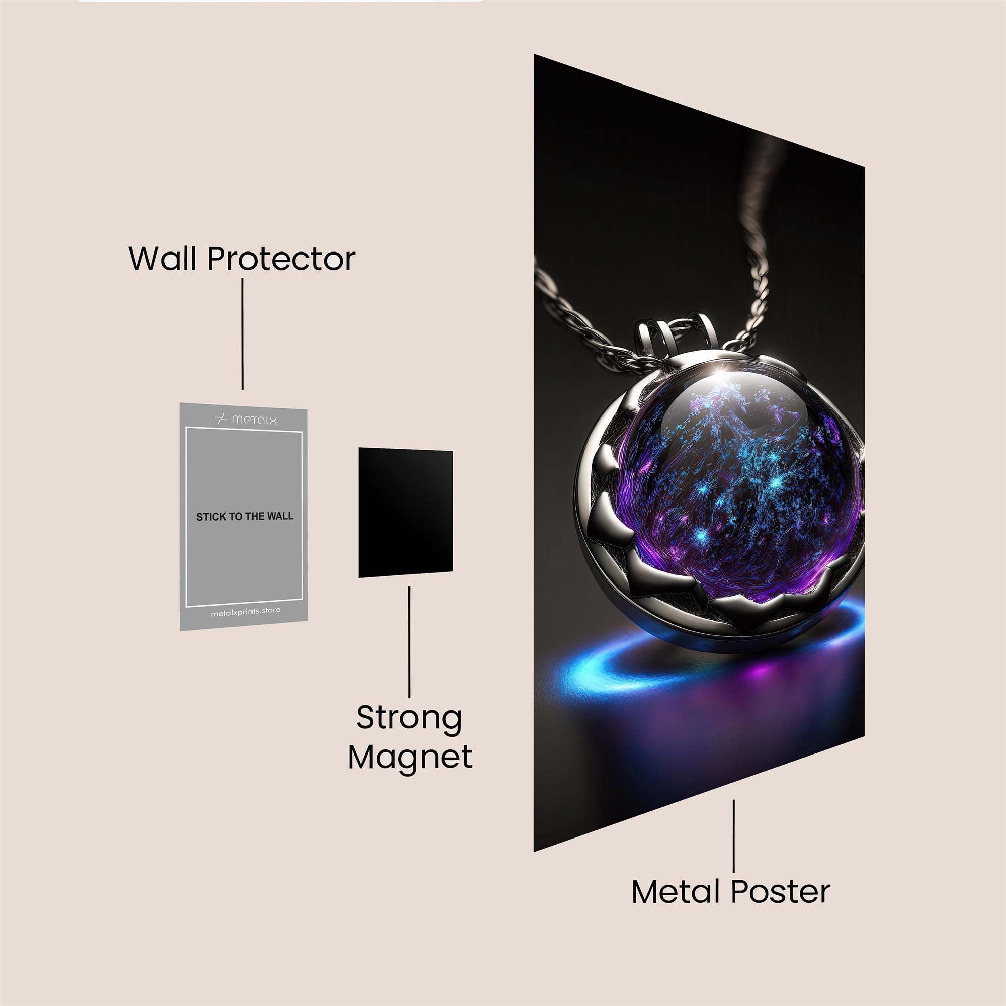 Galactic Dream Safe Wall Magnetic / M