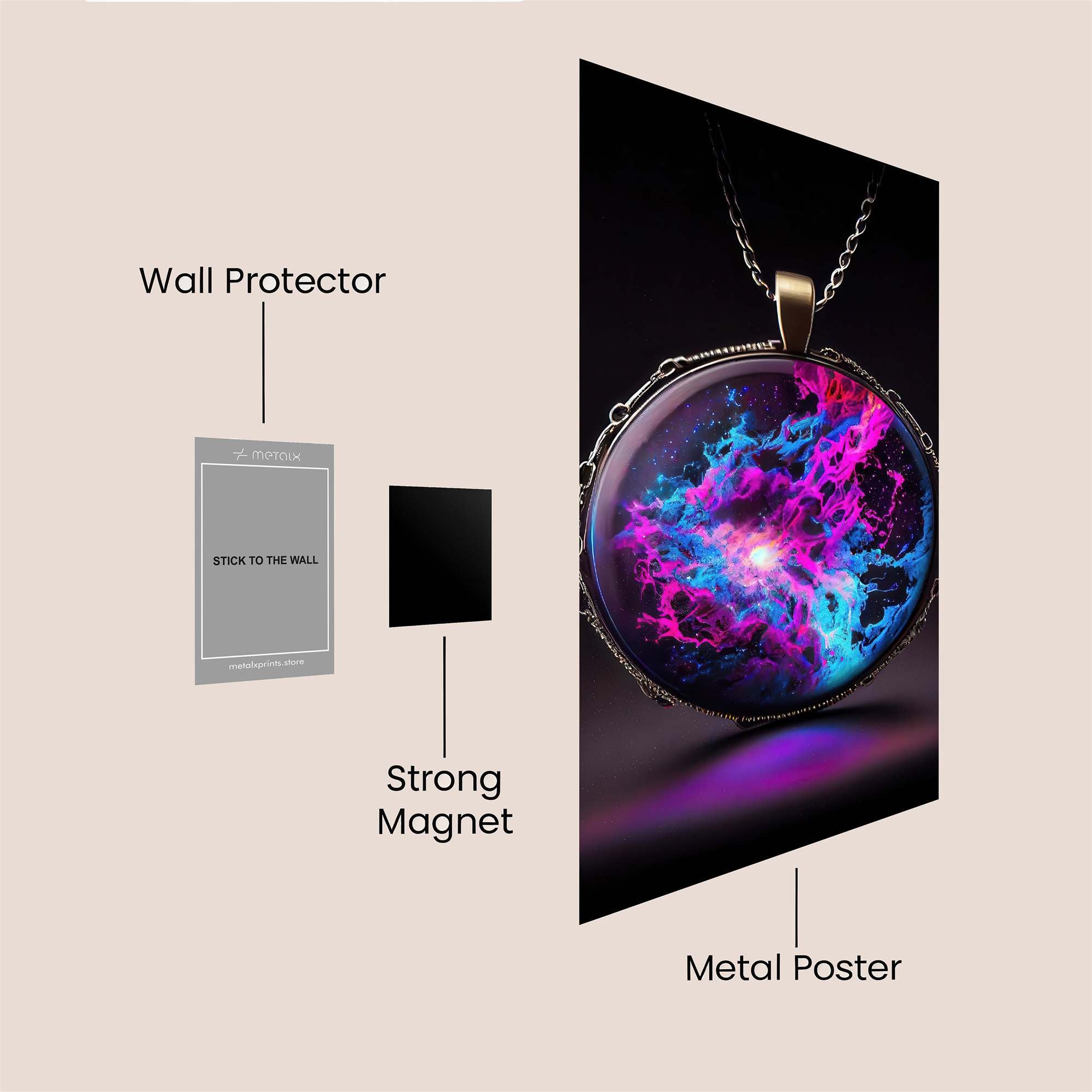 Nebula Whisper Safe Wall Magnetic / M