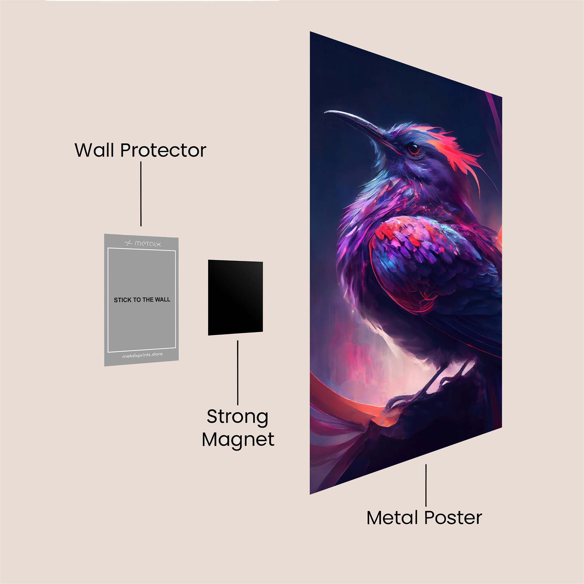 Phoenix Radiant Safe Wall Magnetic / M