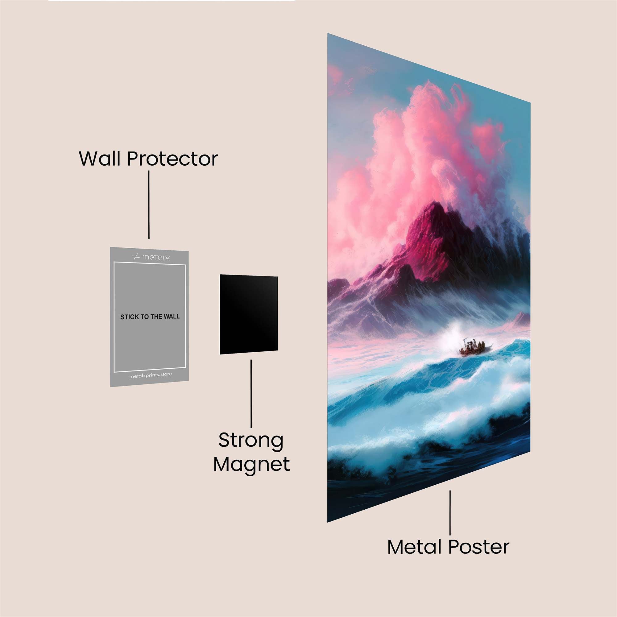 Volcano Serenity Safe Wall Magnetic / M