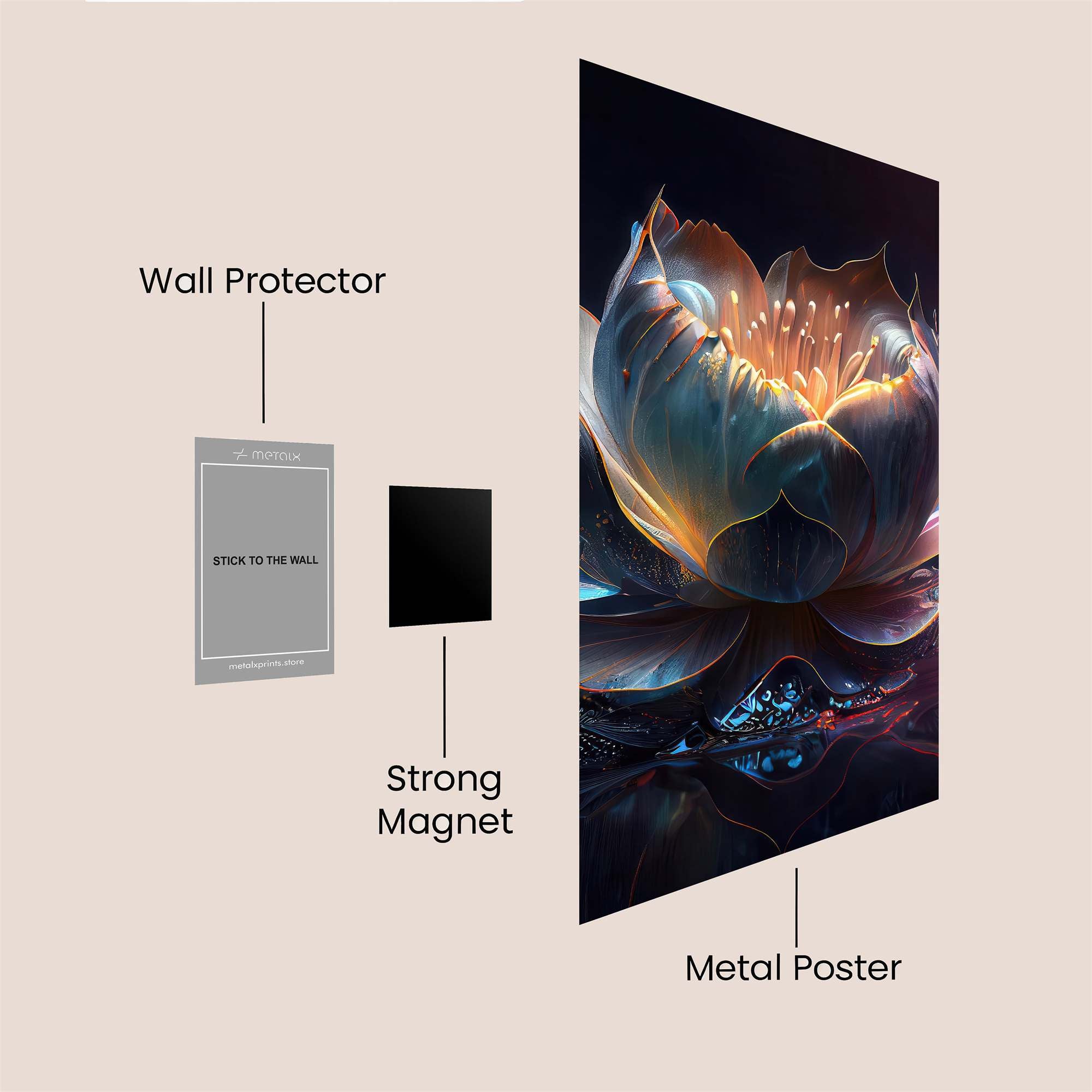 Lotus Lumina Safe Wall Magnetic / M