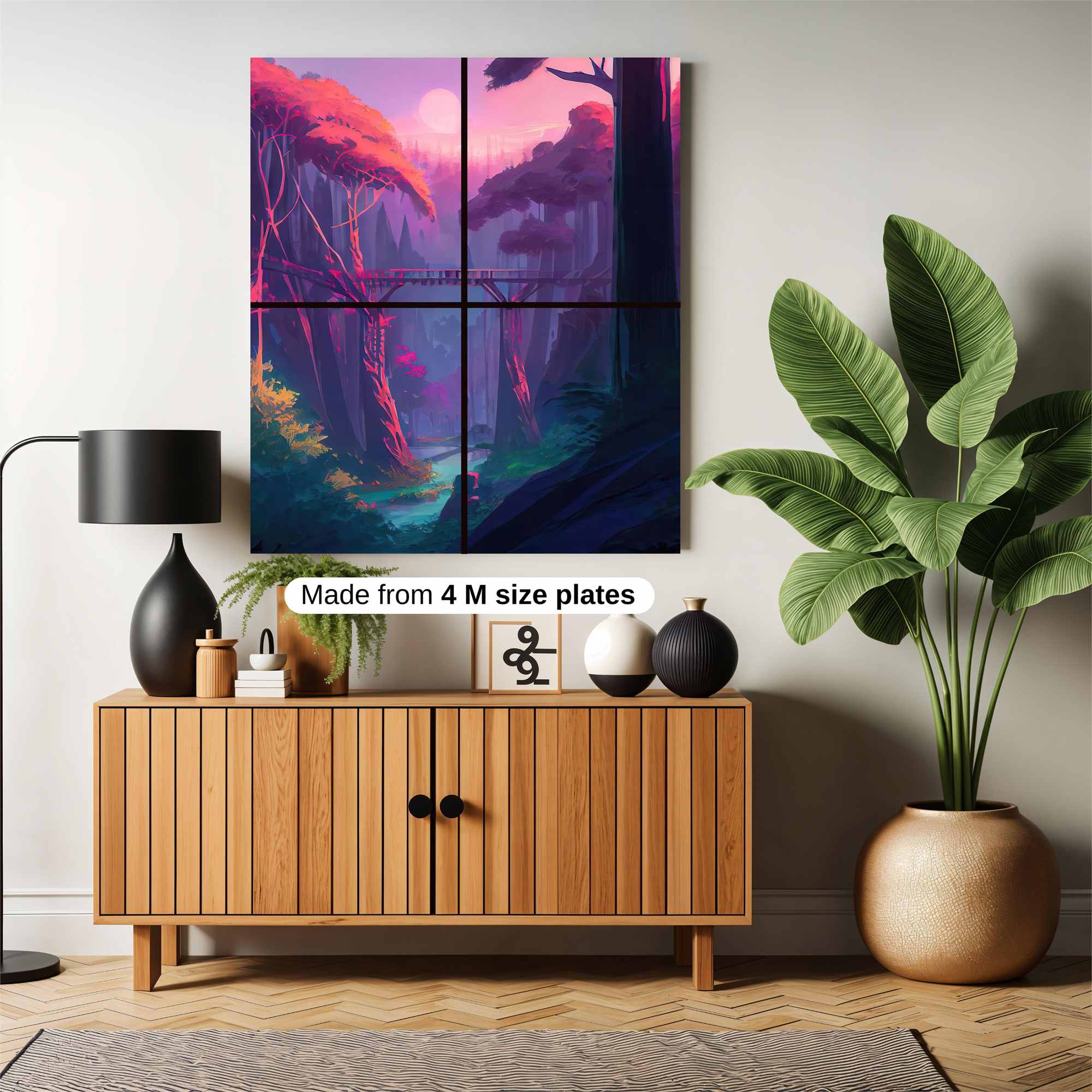 Moonlit Tranquility Safe Wall Magnetic / M
