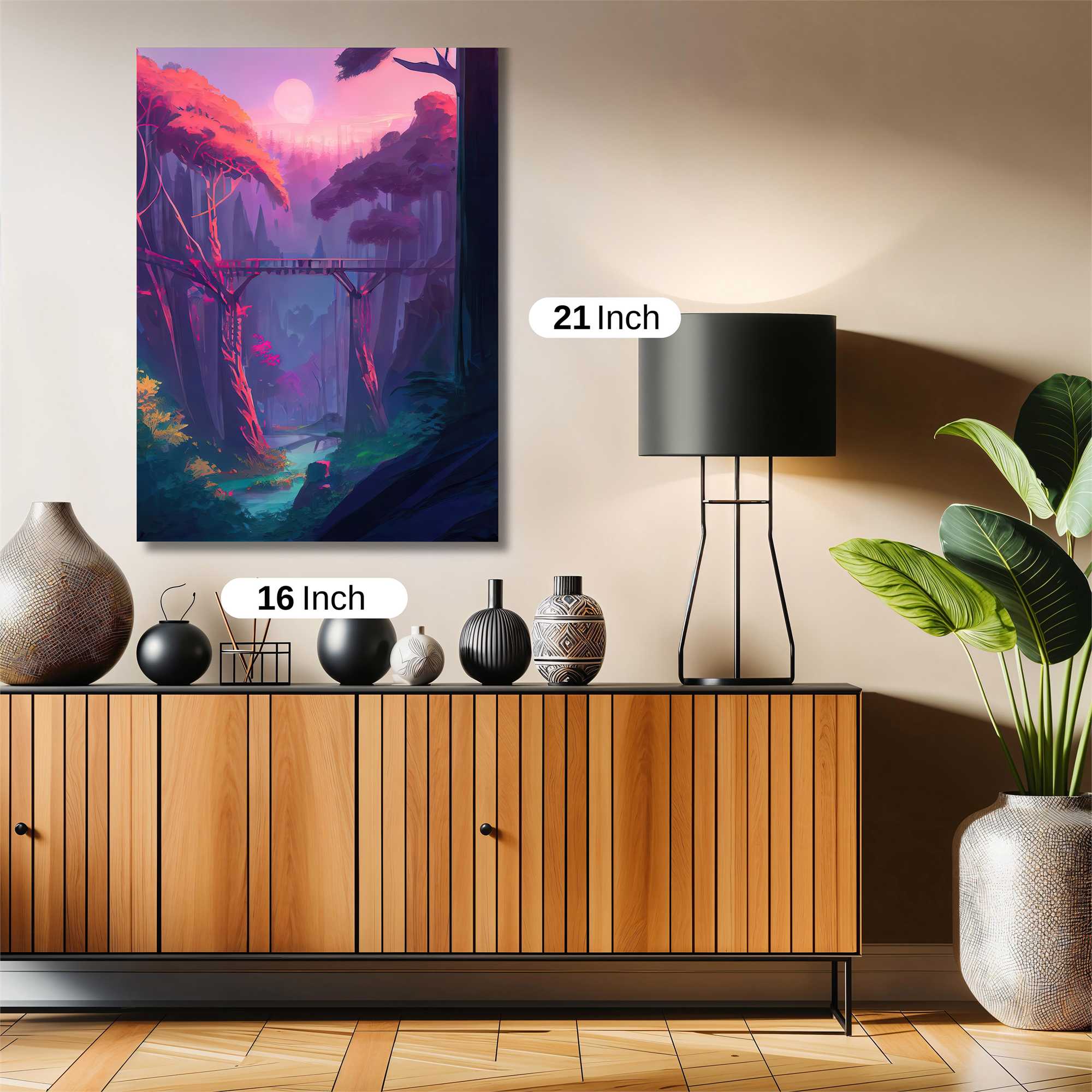 Moonlit Tranquility Safe Wall Magnetic / M