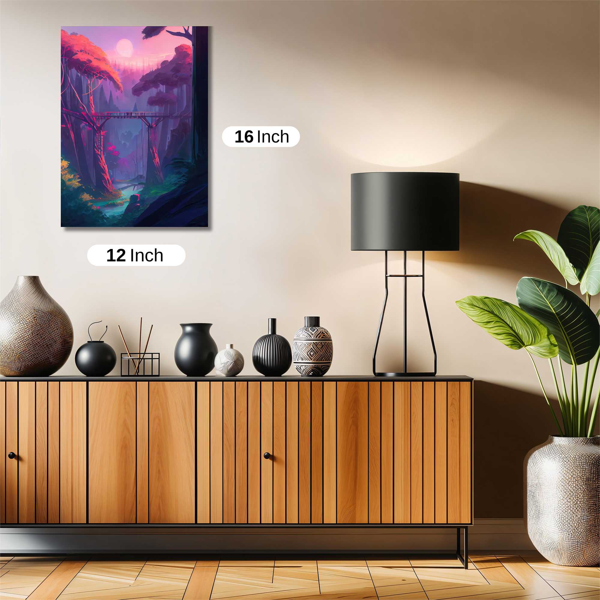 Moonlit Tranquility Safe Wall Magnetic / M