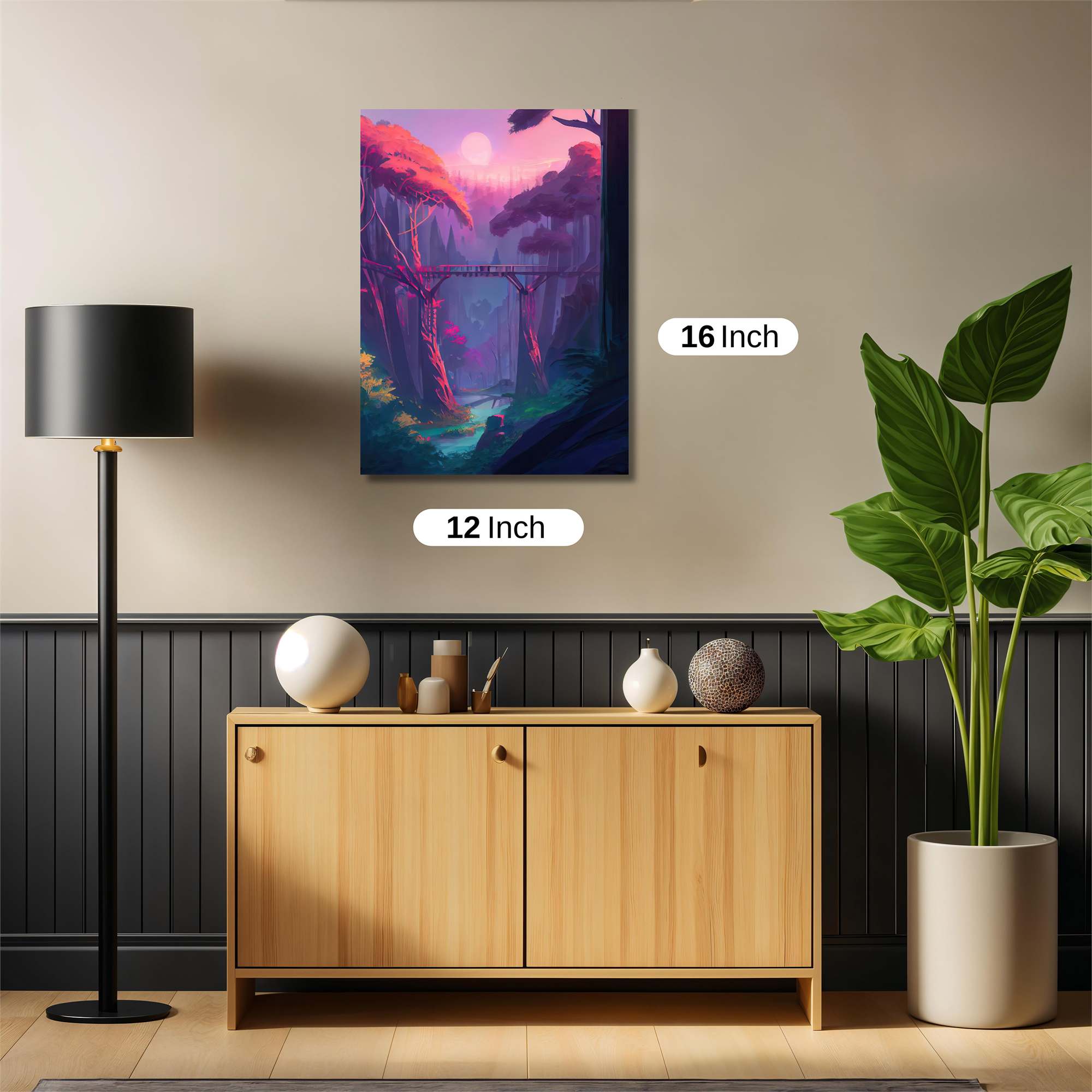 Moonlit Tranquility Safe Wall Magnetic / M