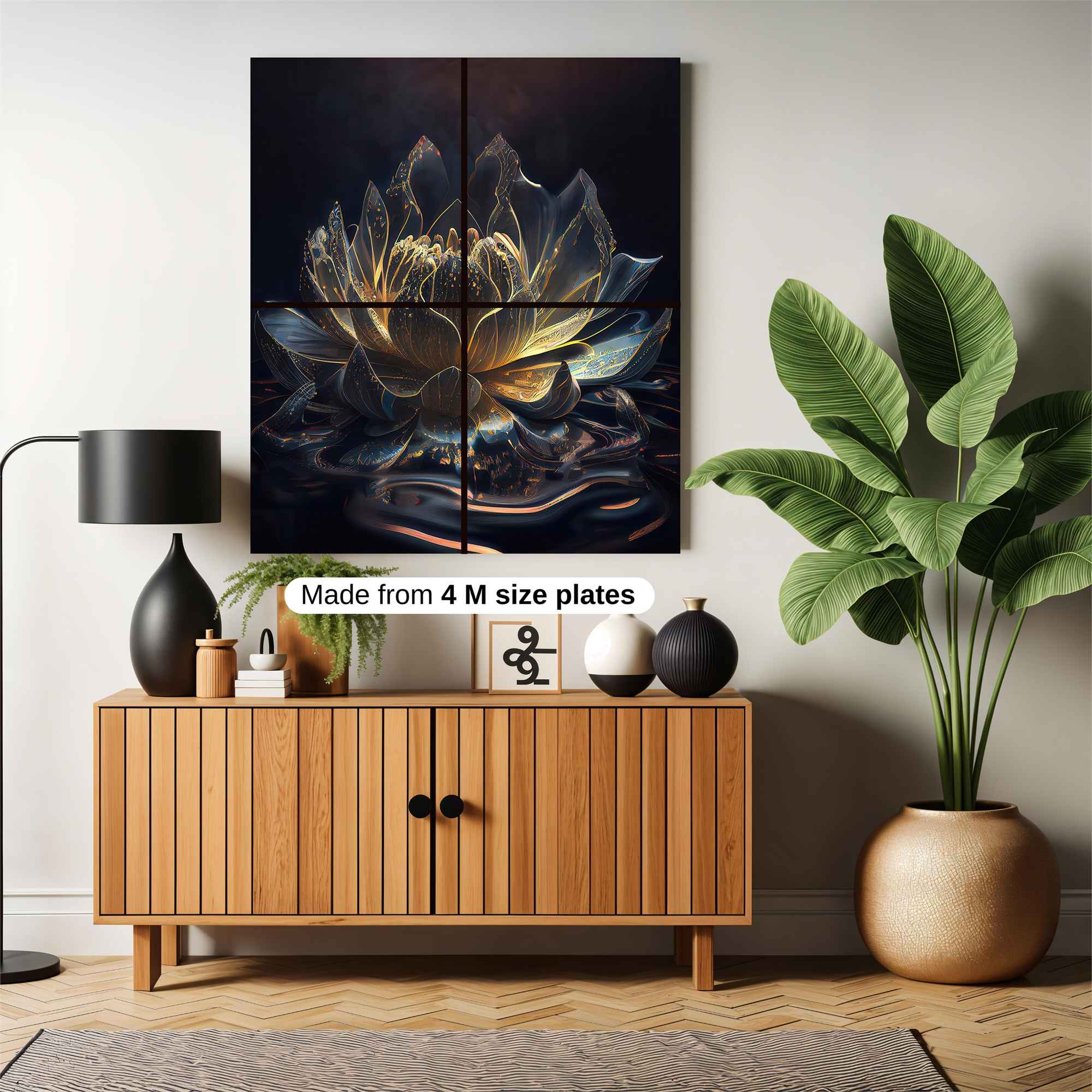Lotus Glow Safe Wall Magnetic / M