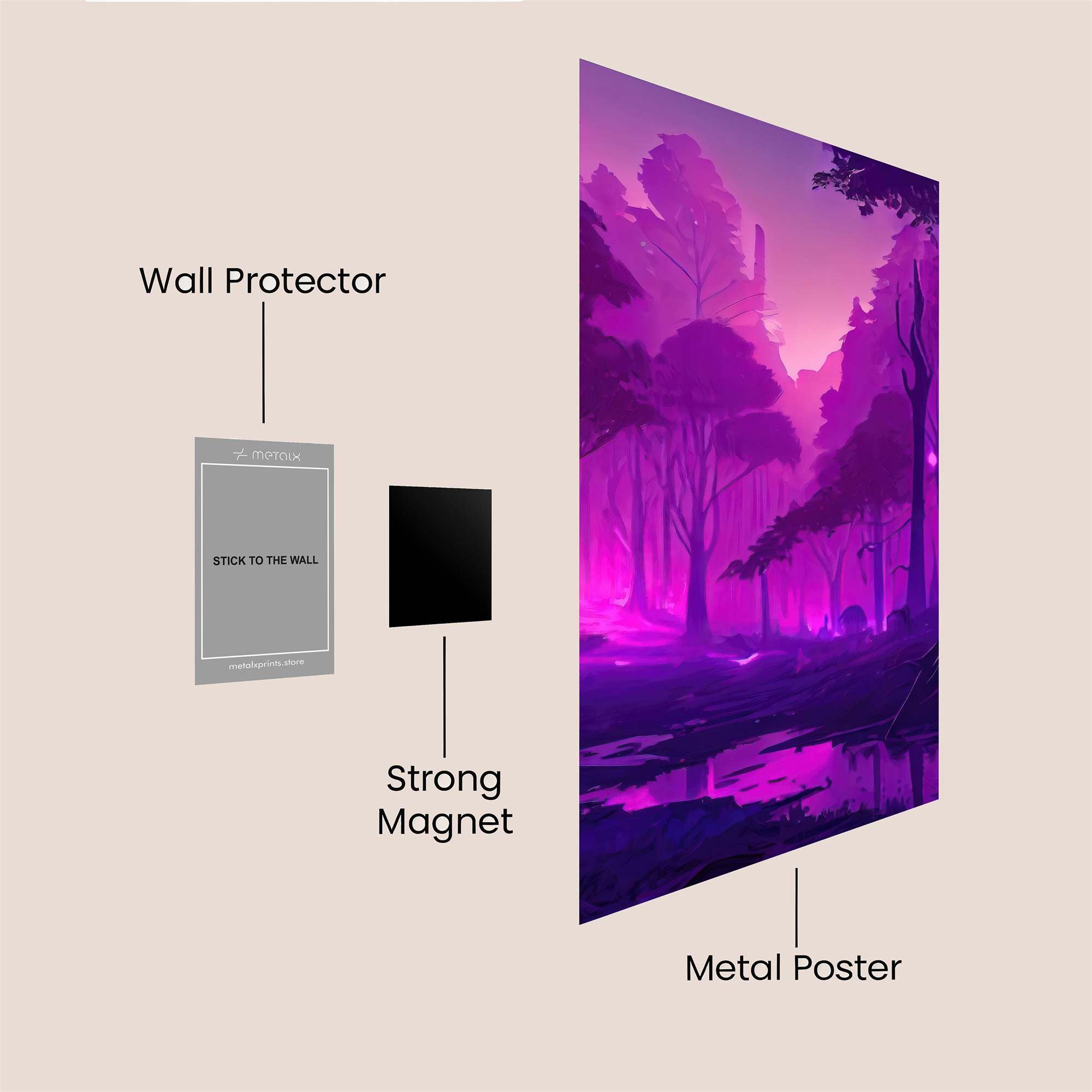 Enchanted Twilight Safe Wall Magnetic / M