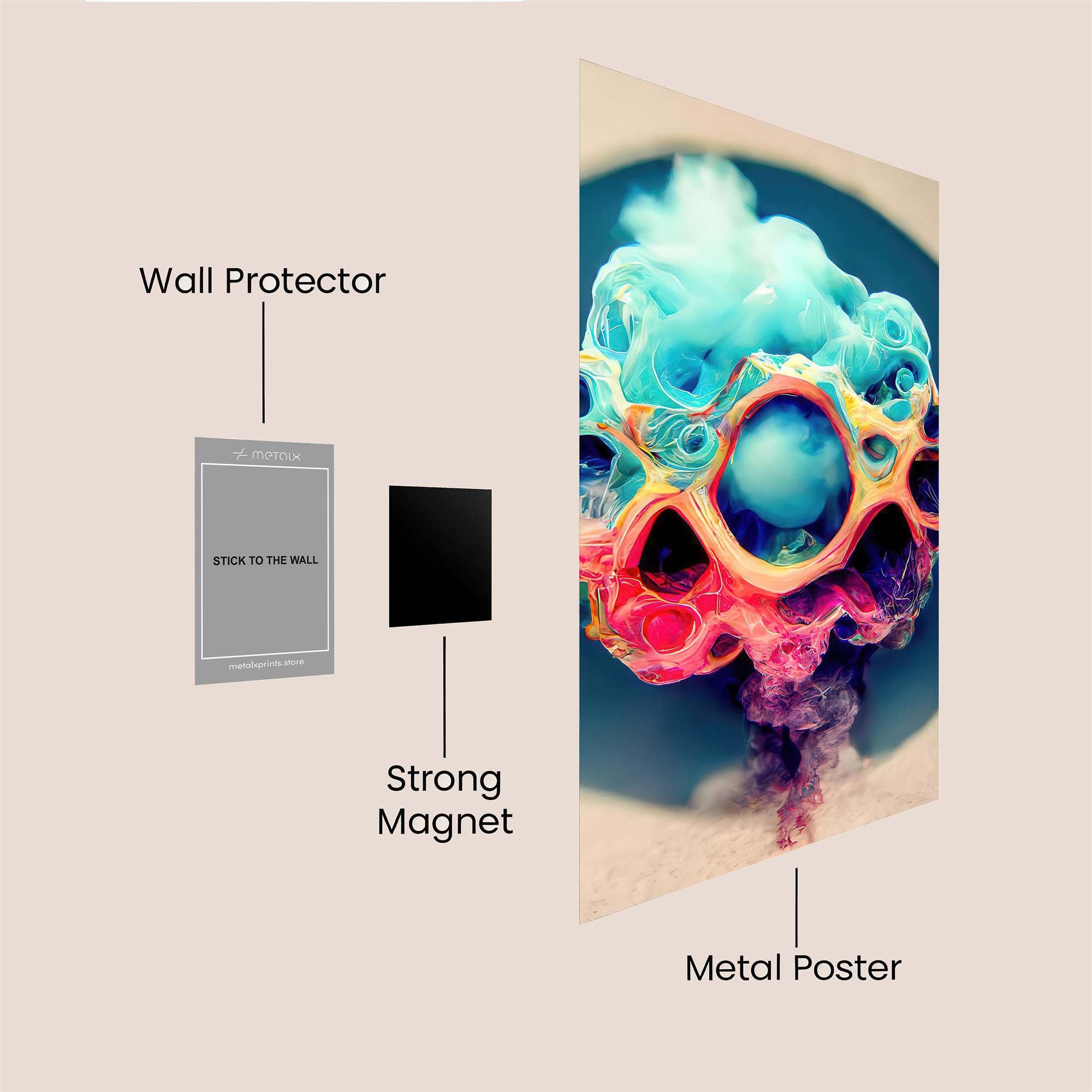 Colorful Dream Safe Wall Magnetic / M