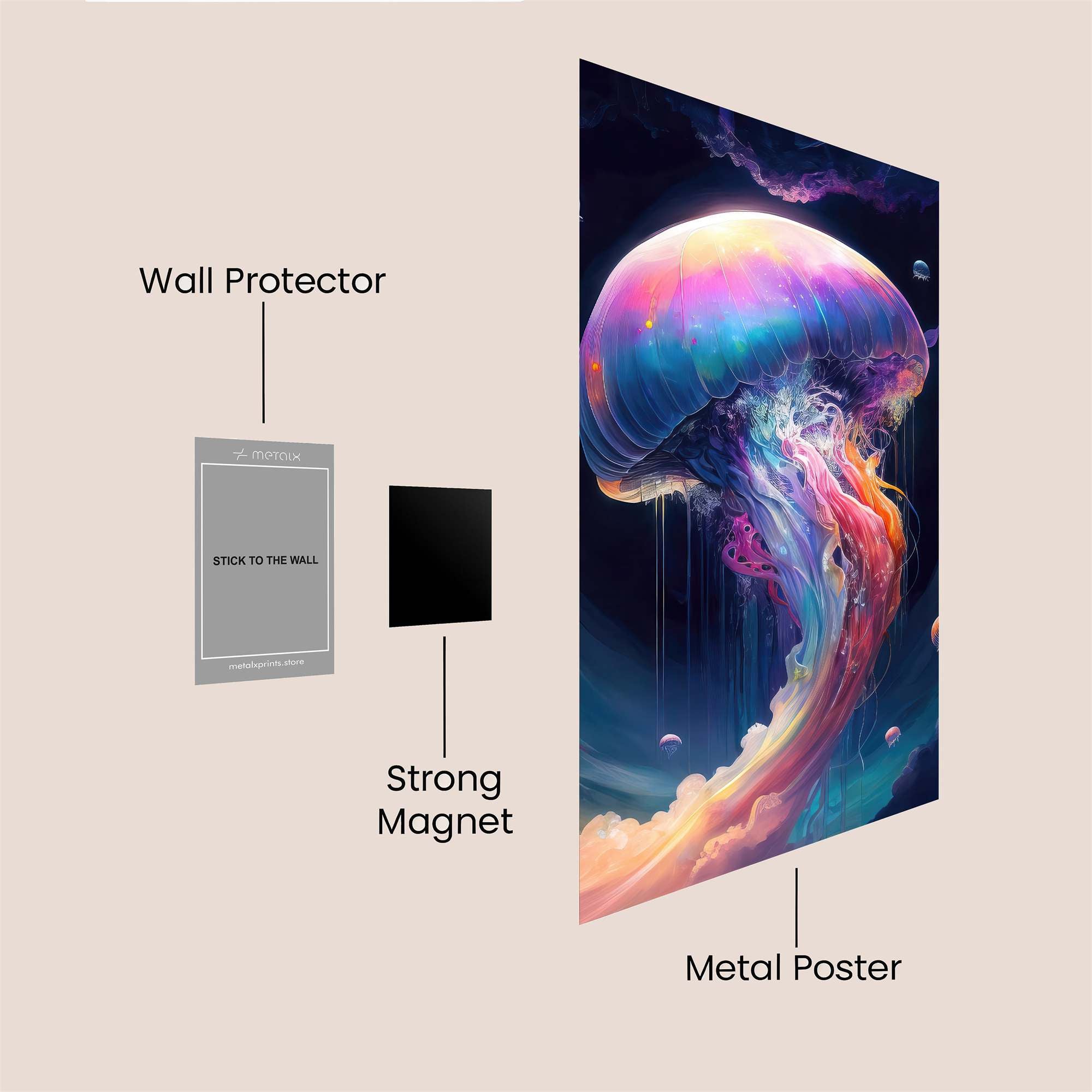 Jellyfire Dream Safe Wall Magnetic / M