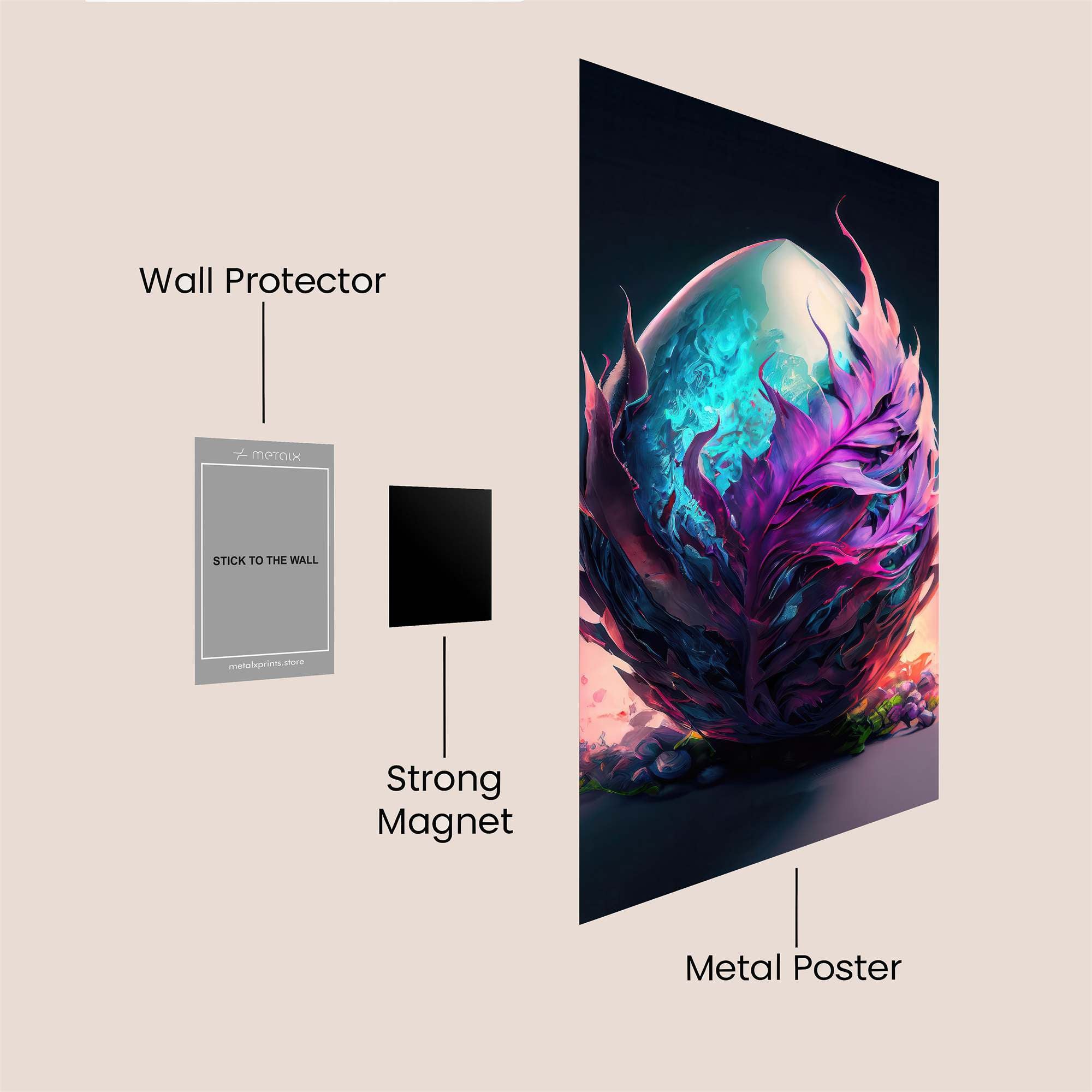 Phoenix Enigma Safe Wall Magnetic / M