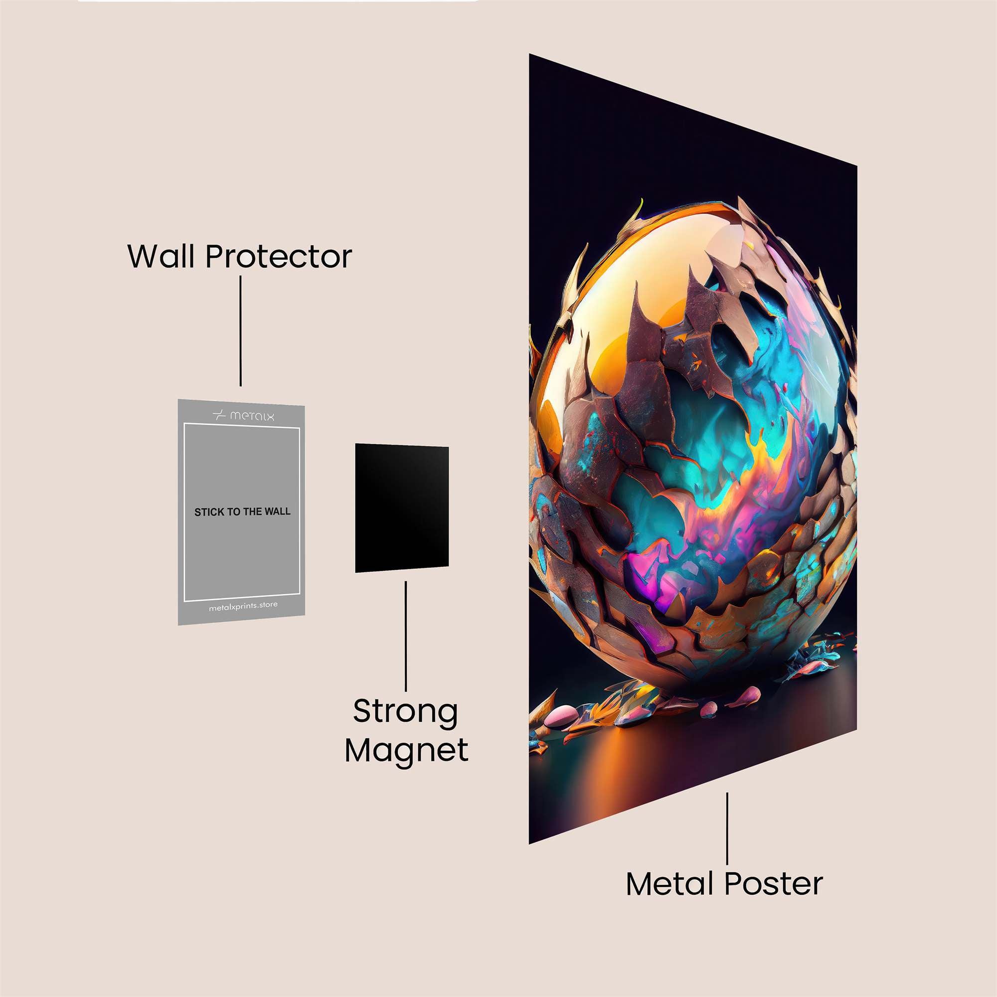 Dragon Hatching Safe Wall Magnetic / M