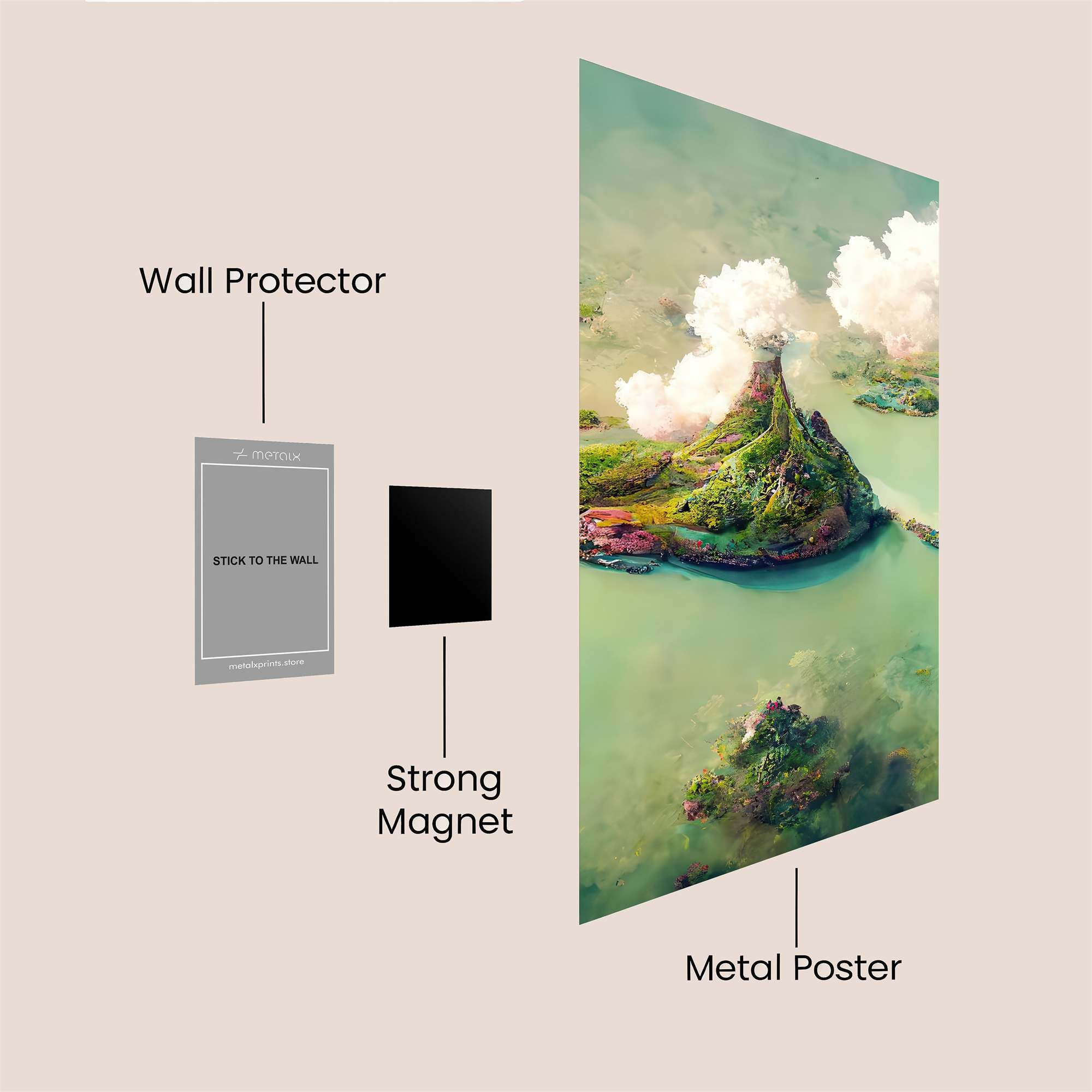 Desert Dream Safe Wall Magnetic / M