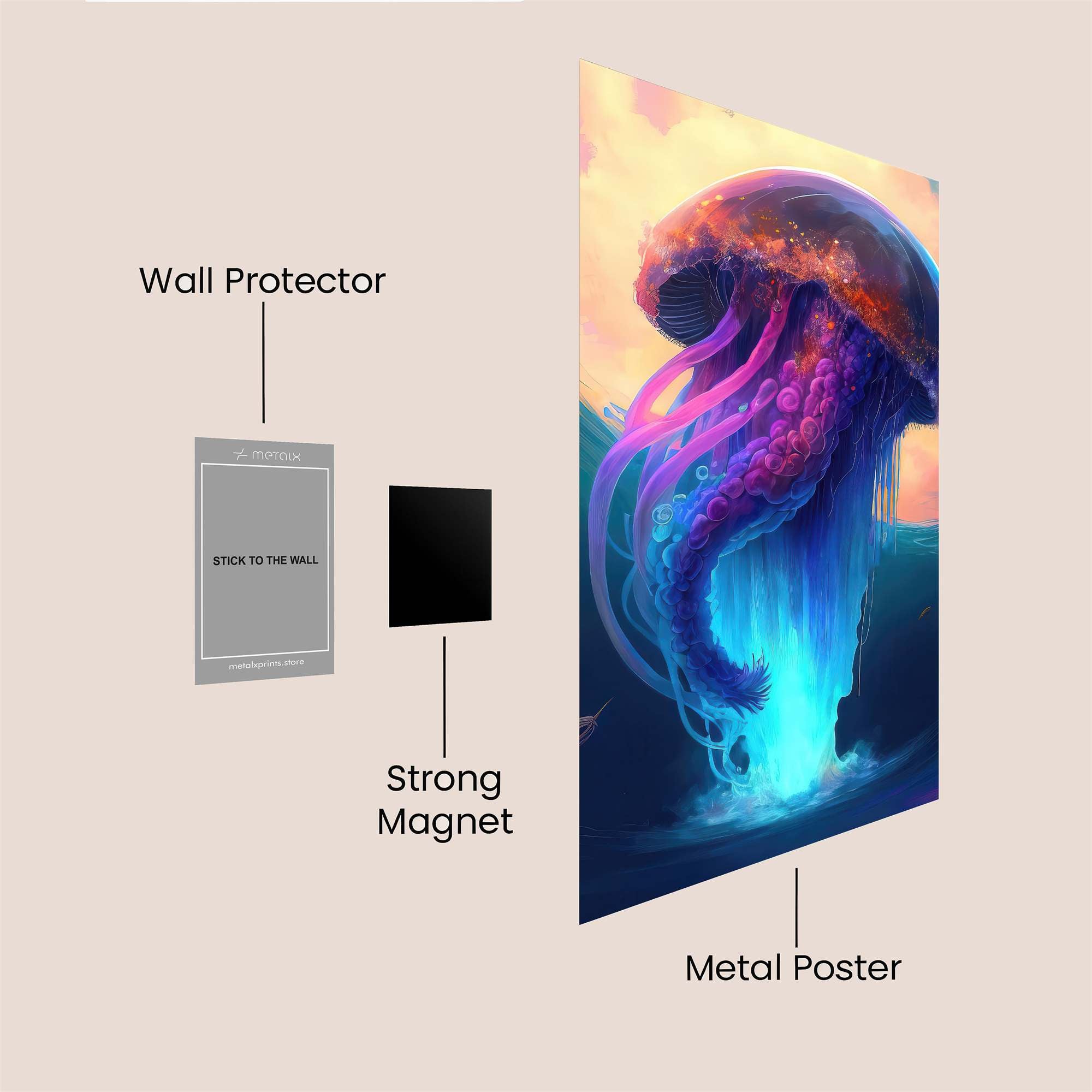 JellyRapture Safe Wall Magnetic / M