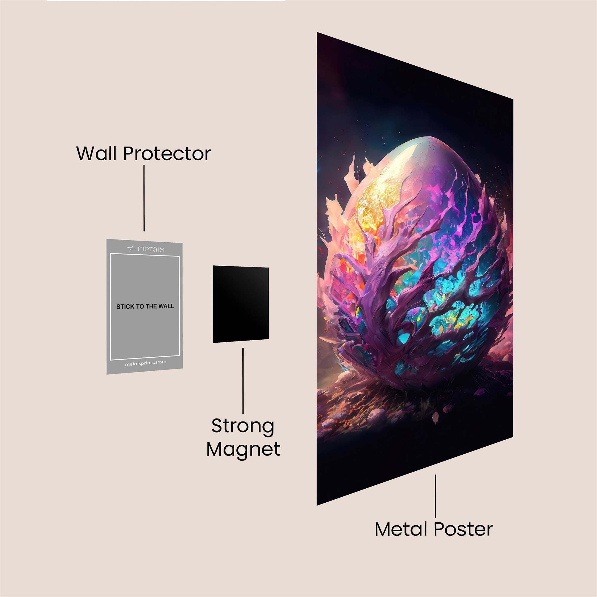 Mystic Radiance Safe Wall Magnetic / M