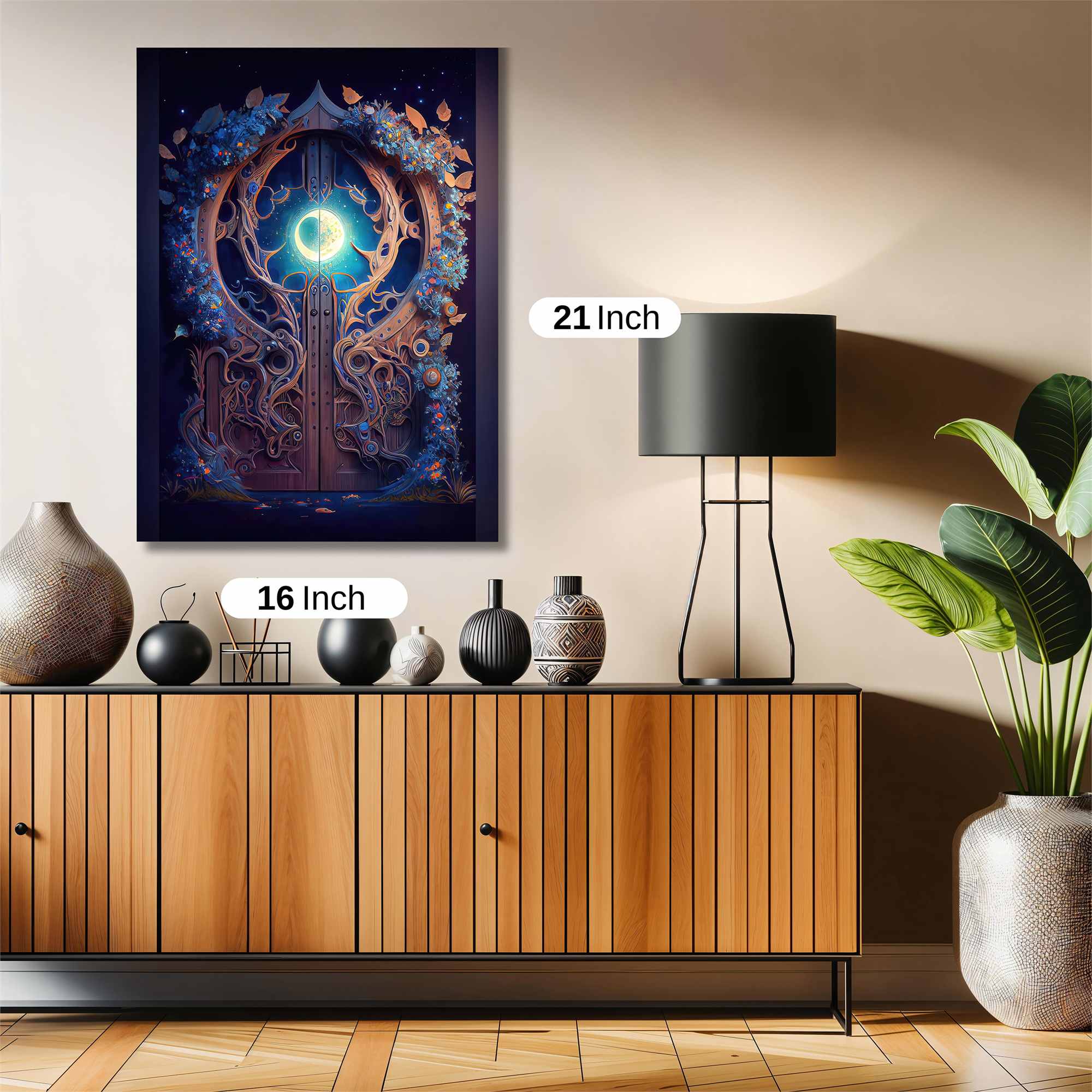 Moonlit Portal Safe Wall Magnetic / M