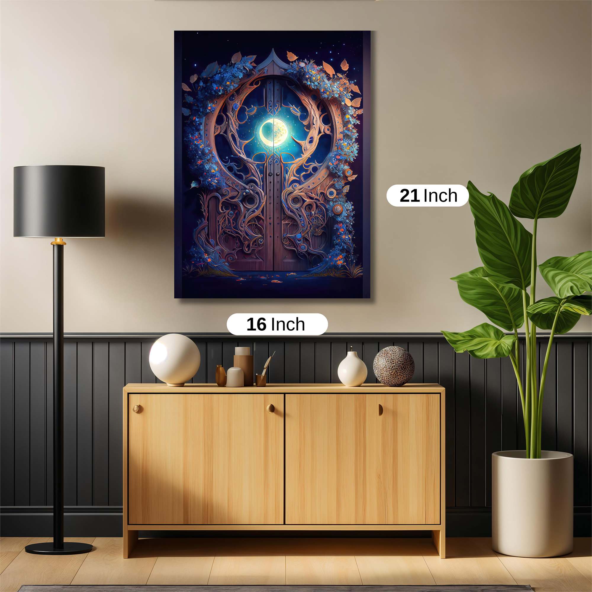 Moonlit Portal Safe Wall Magnetic / M