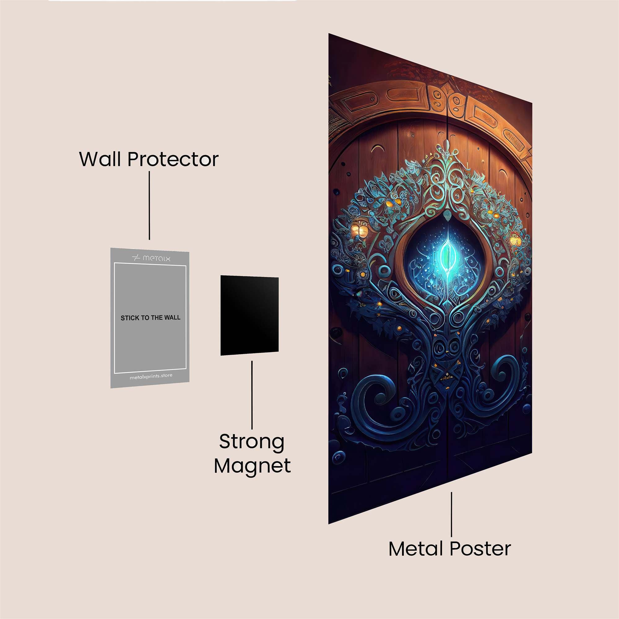 Mystic Portal Safe Wall Magnetic / M