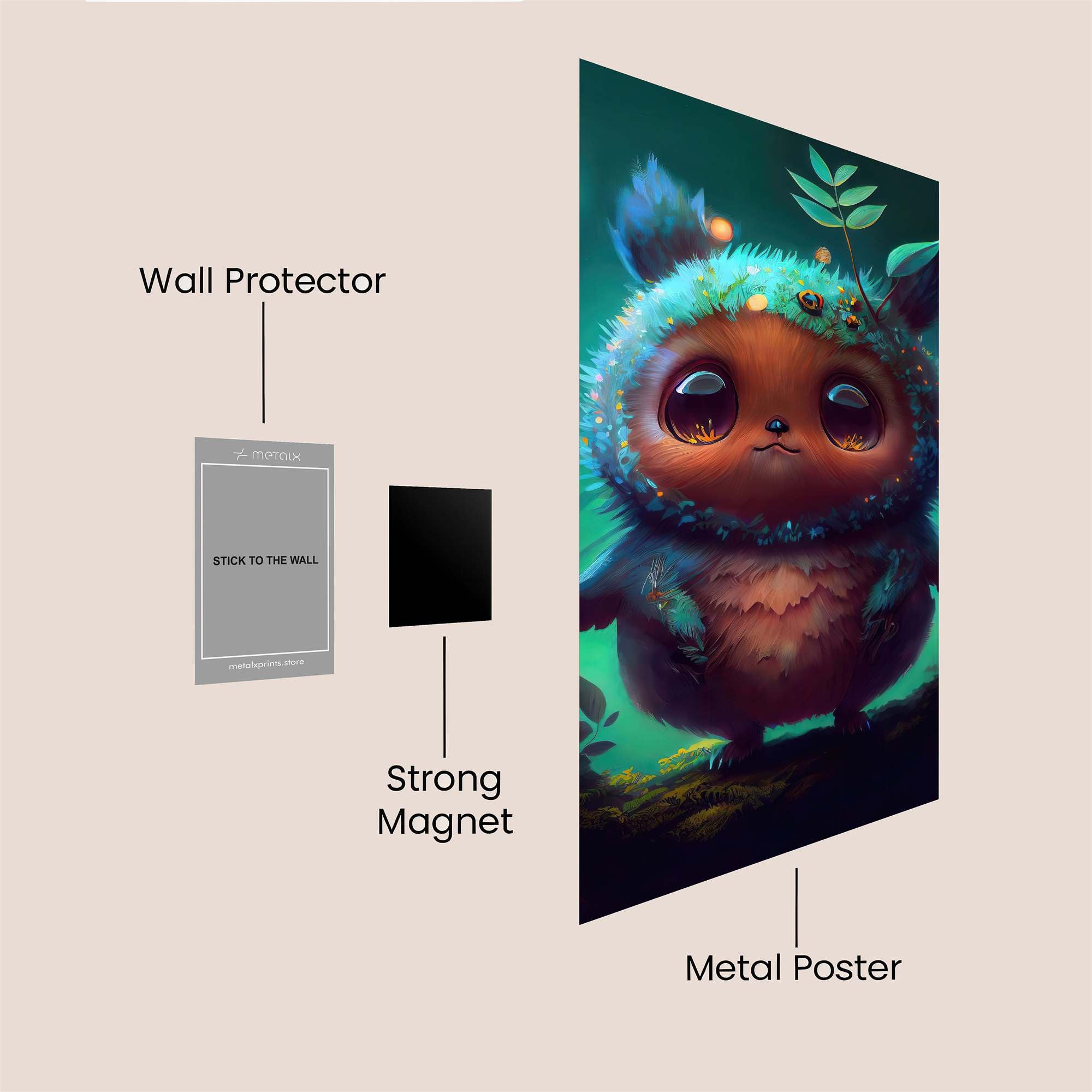 Forest Enchantment Safe Wall Magnetic / M