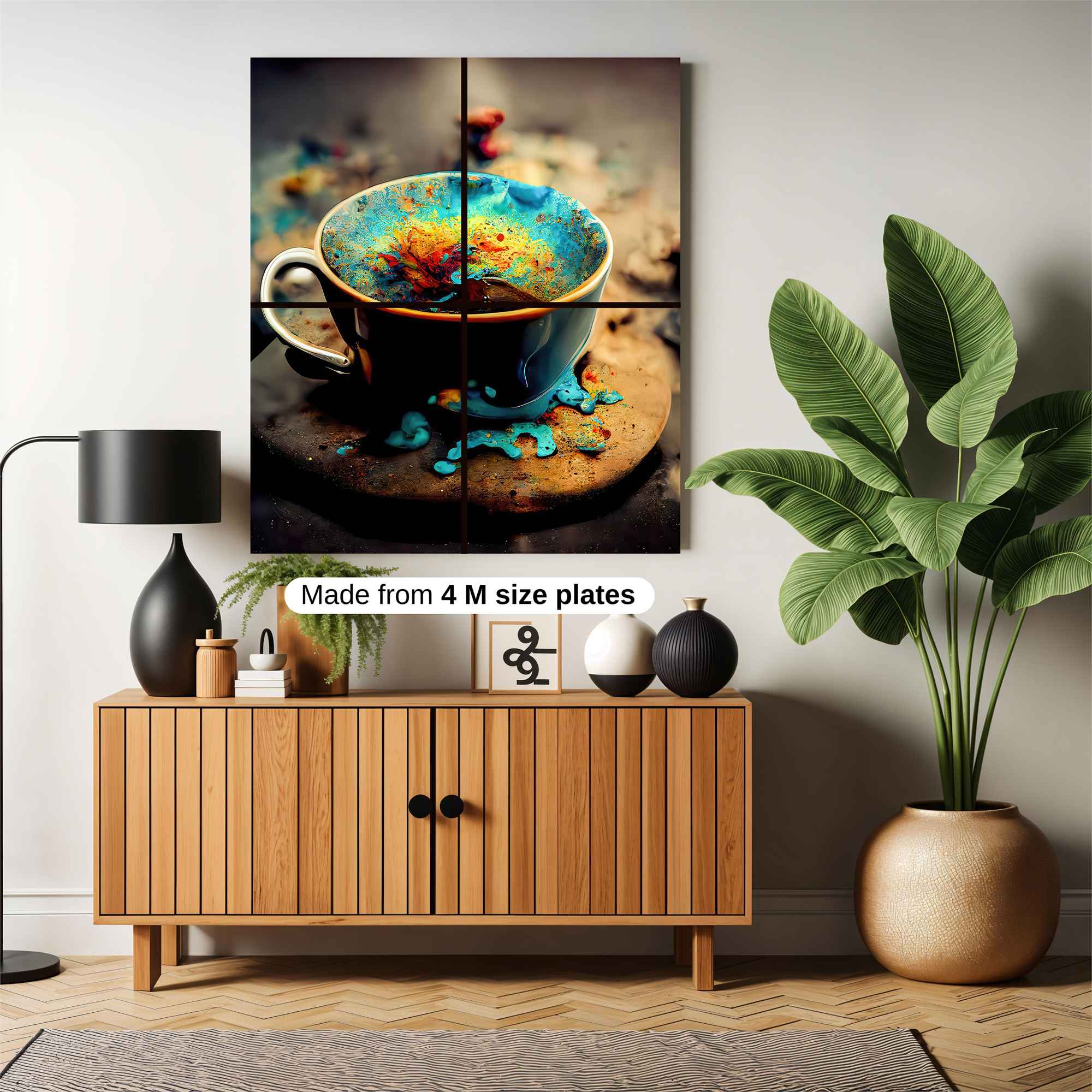 Colorful Chaos Safe Wall Magnetic / M