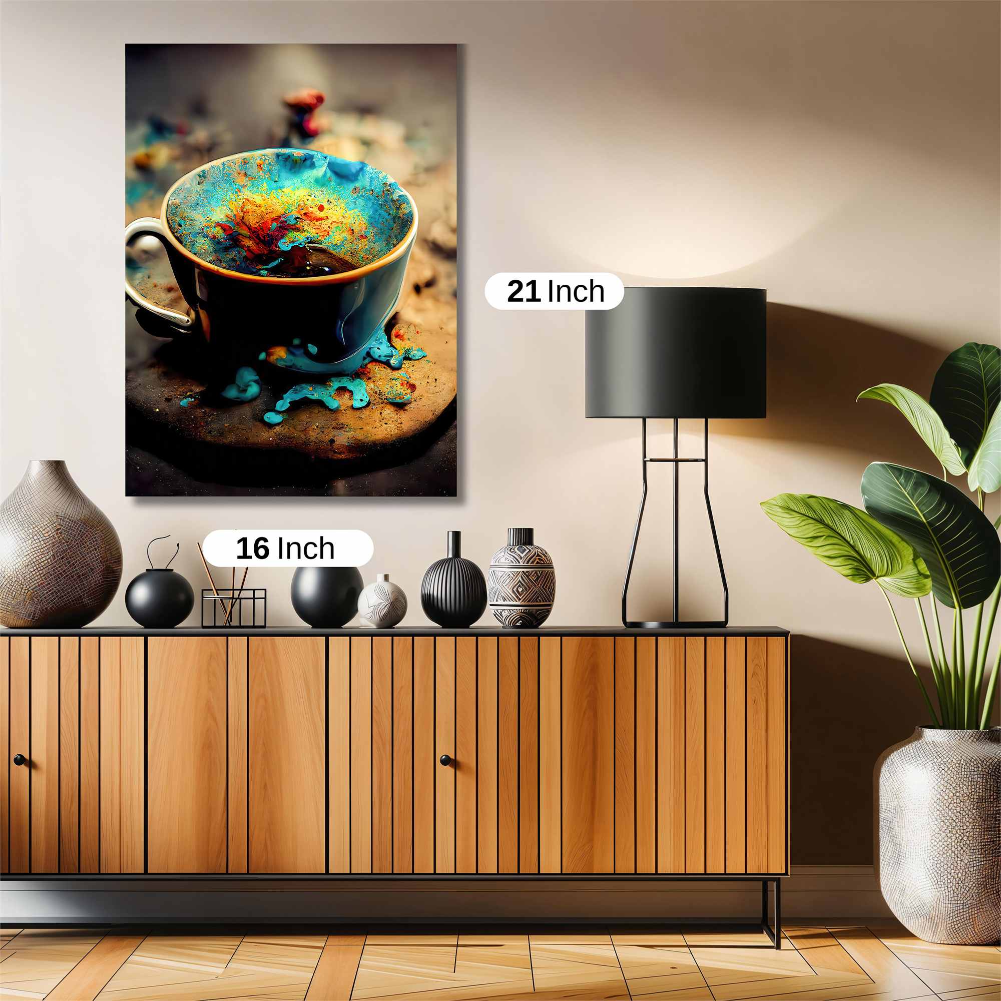 Colorful Chaos Safe Wall Magnetic / M