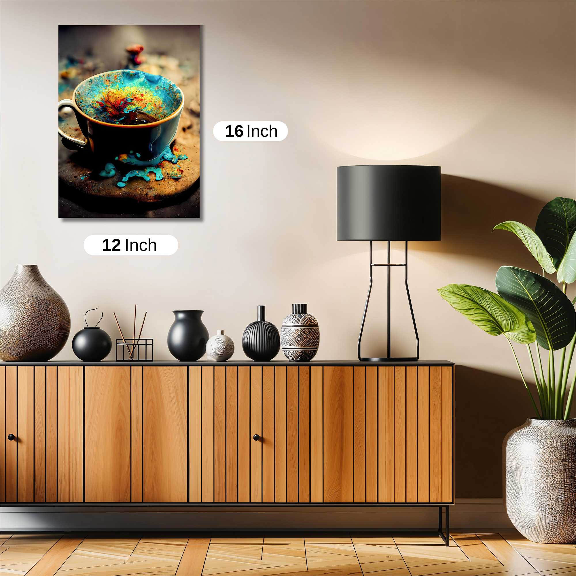 Colorful Chaos Safe Wall Magnetic / M
