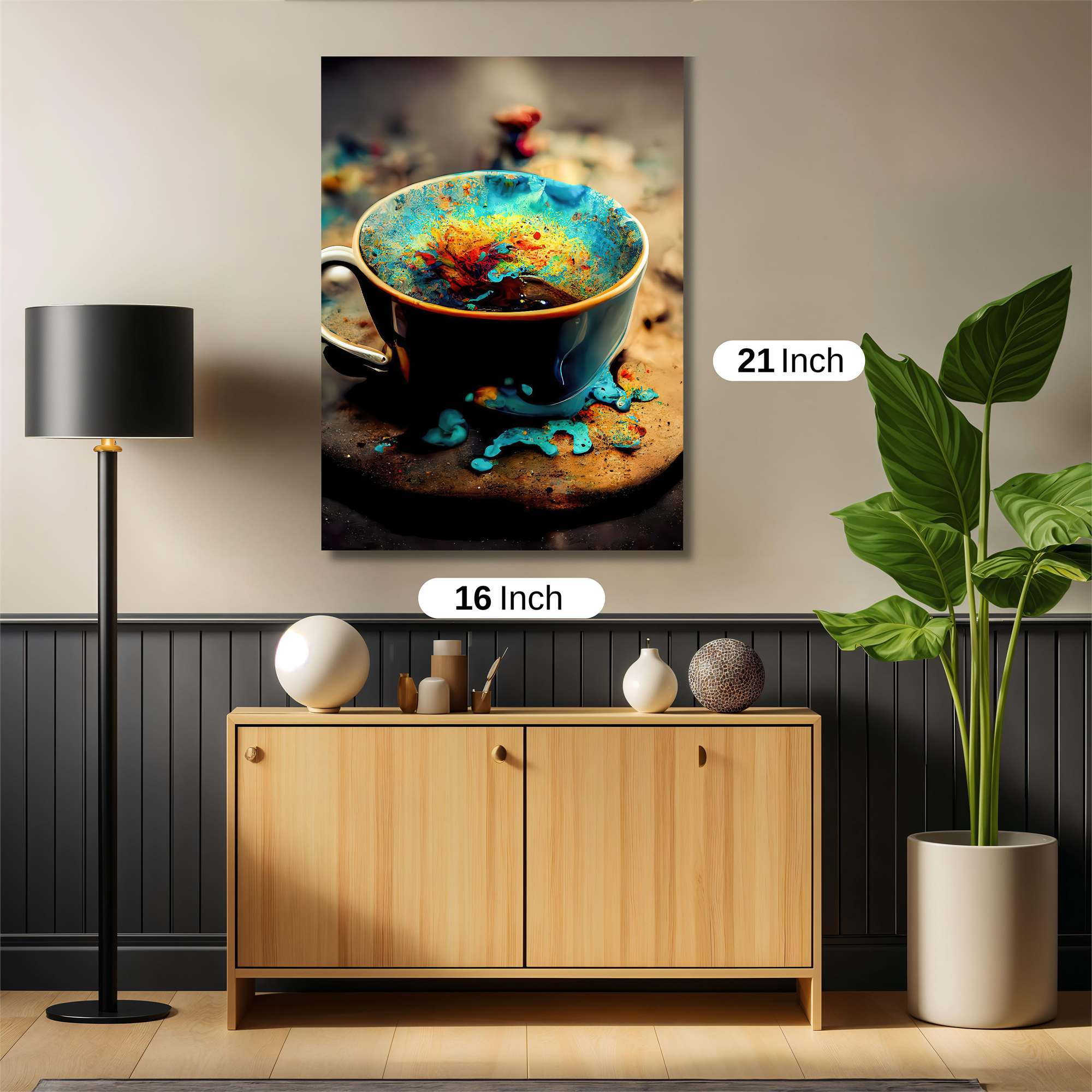 Colorful Chaos Safe Wall Magnetic / M