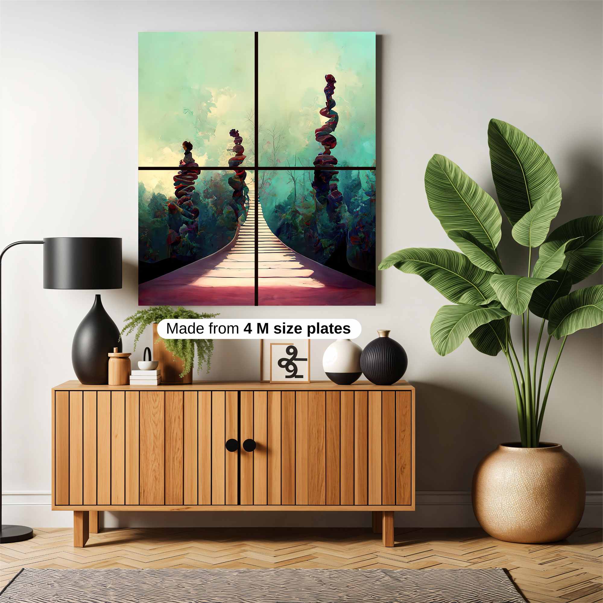 Stairway Dreamscape Safe Wall Magnetic / M