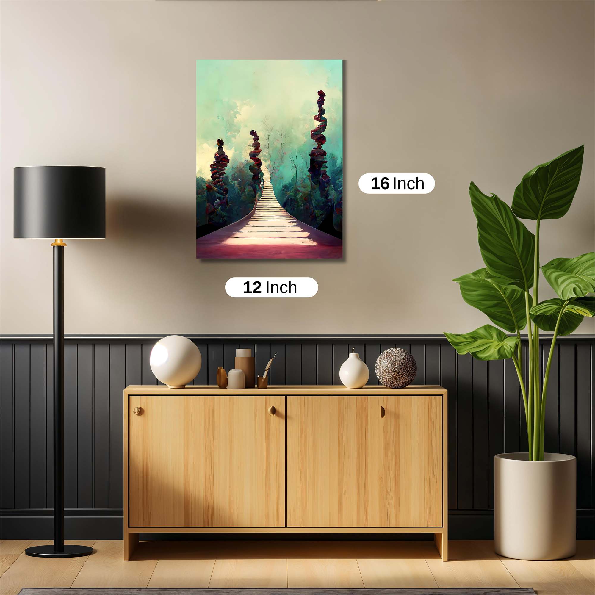 Stairway Dreamscape Safe Wall Magnetic / M