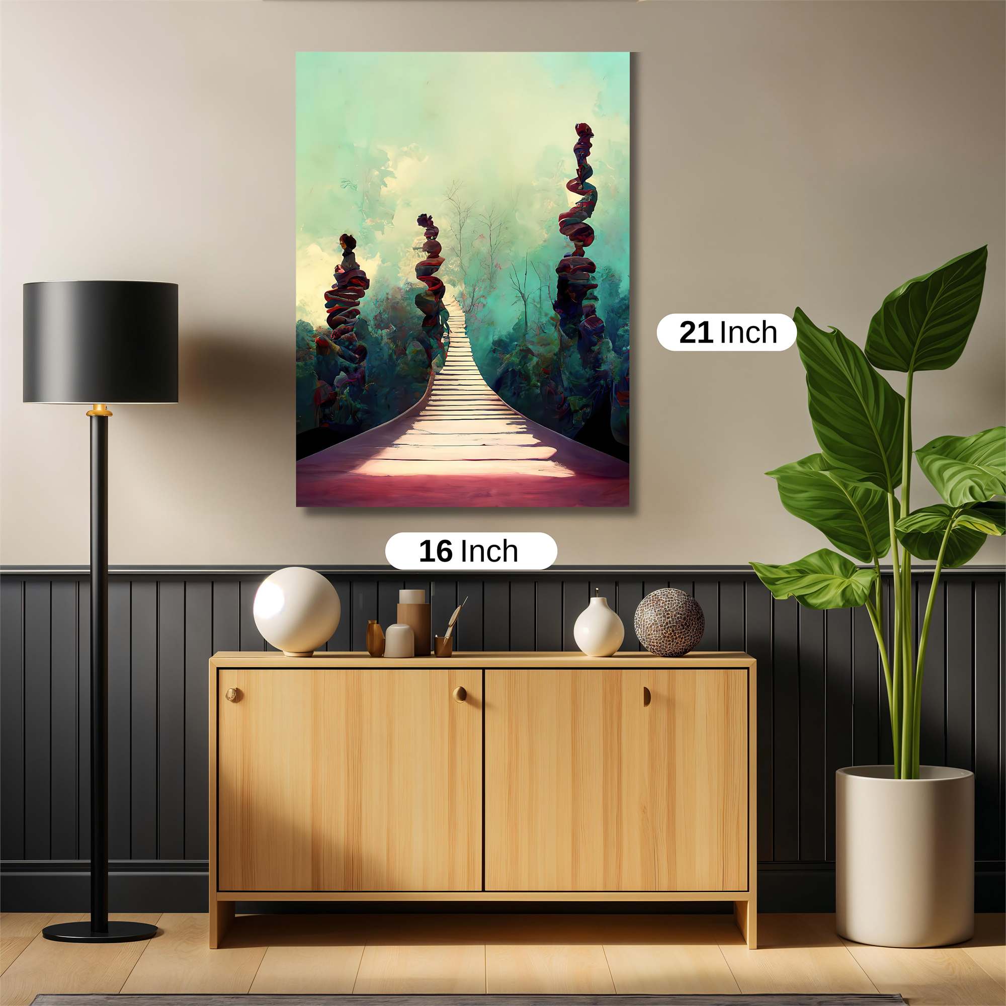 Stairway Dreamscape Safe Wall Magnetic / M