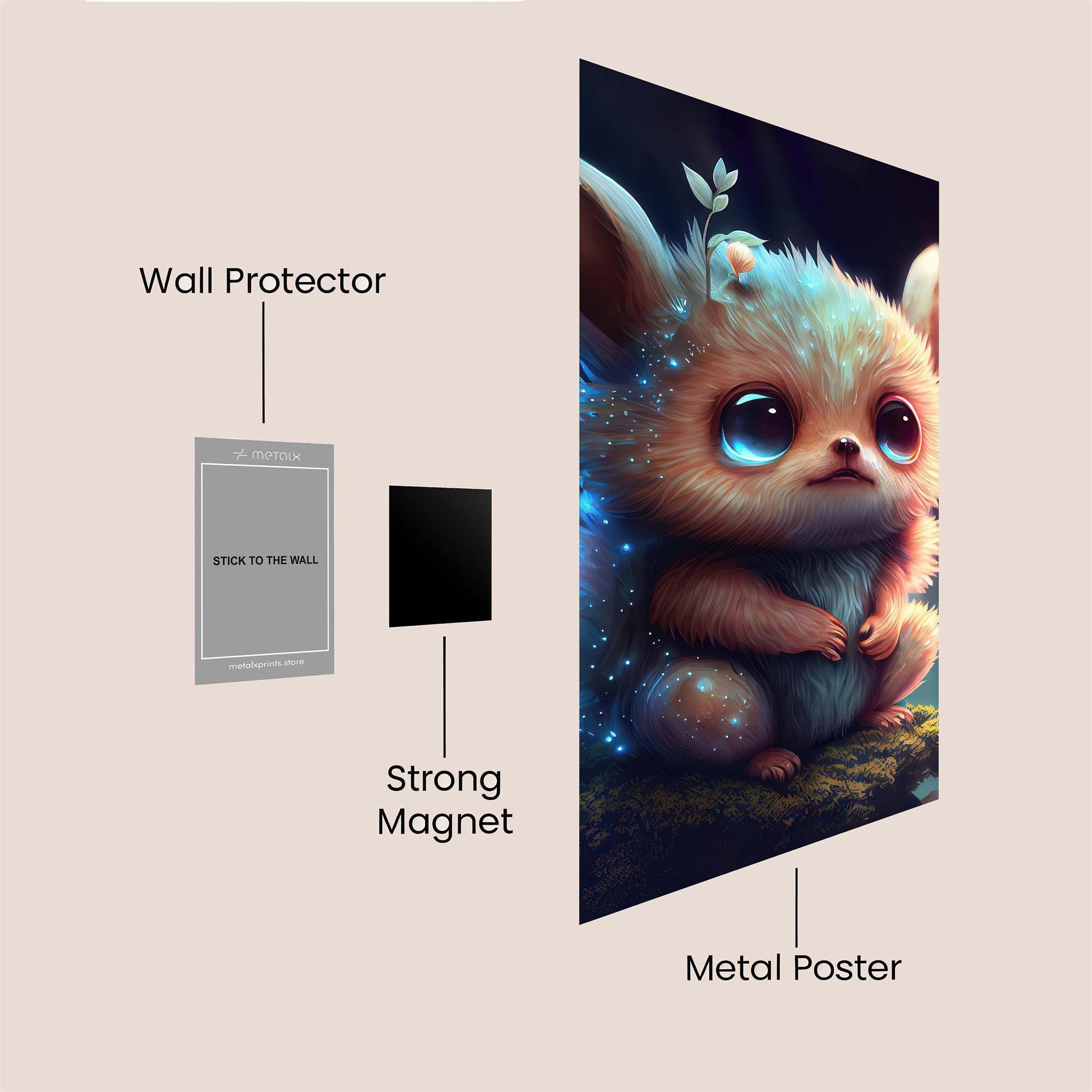 FairyFluff Safe Wall Magnetic / M