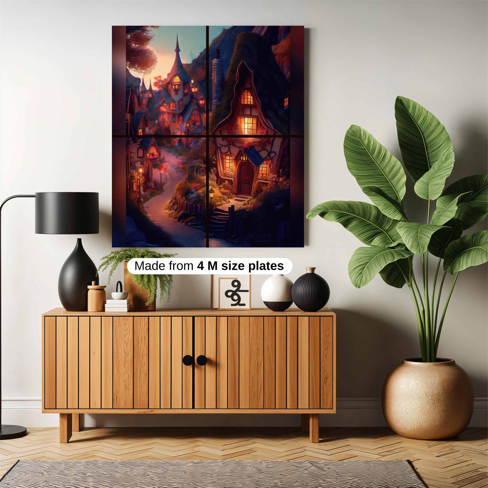 Storybook Whimsy Safe Wall Magnetic / M