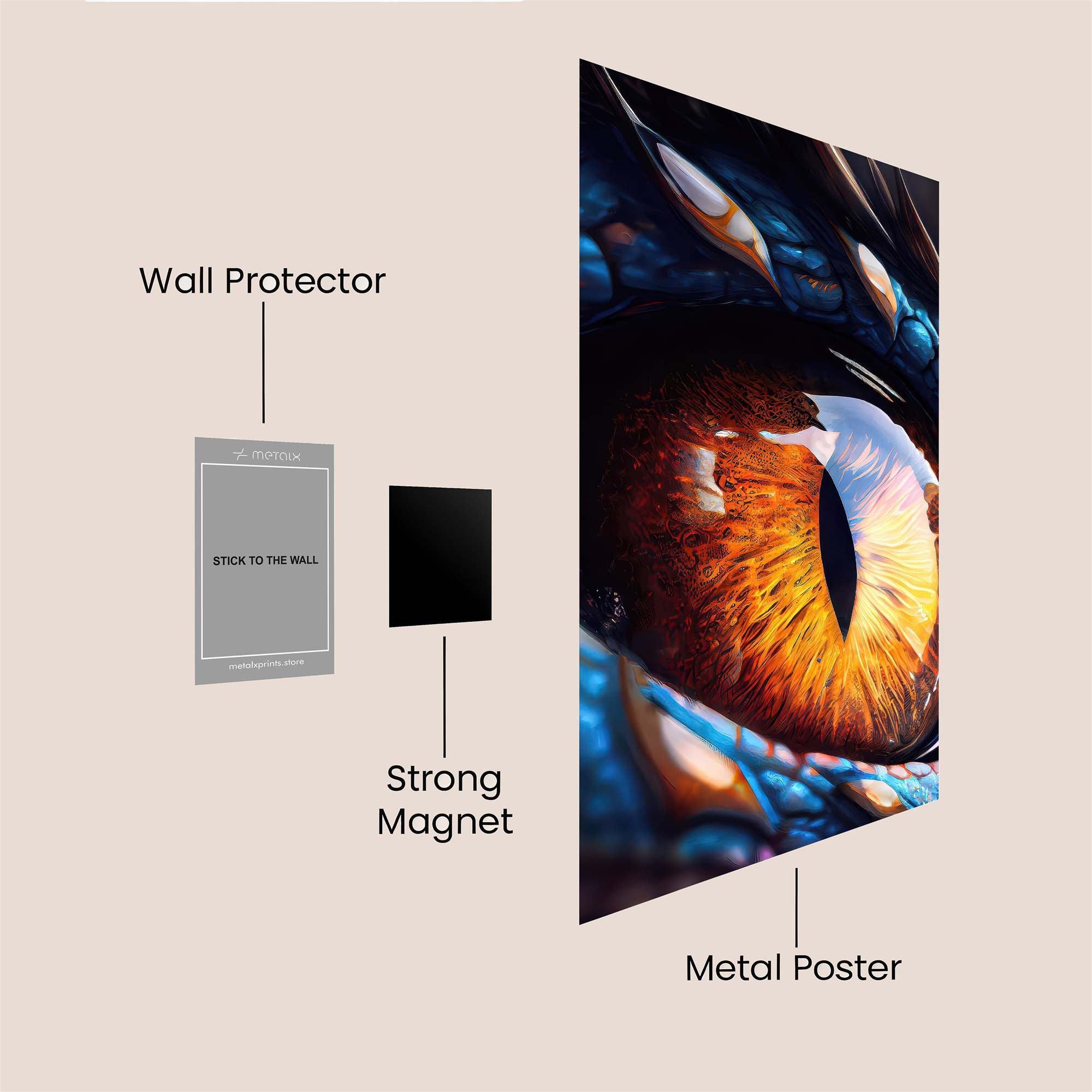 Dragon Enigma Safe Wall Magnetic / M