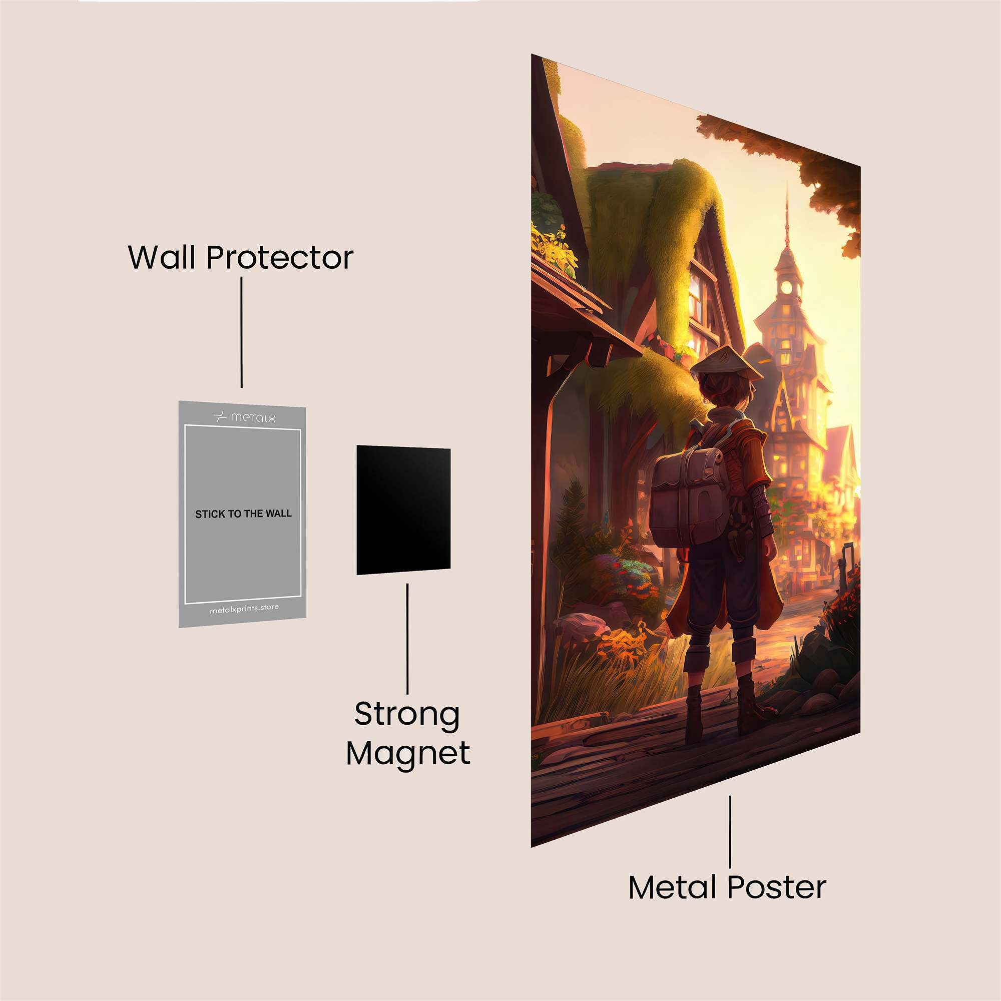 Adventurer's Dawn Safe Wall Magnetic / M