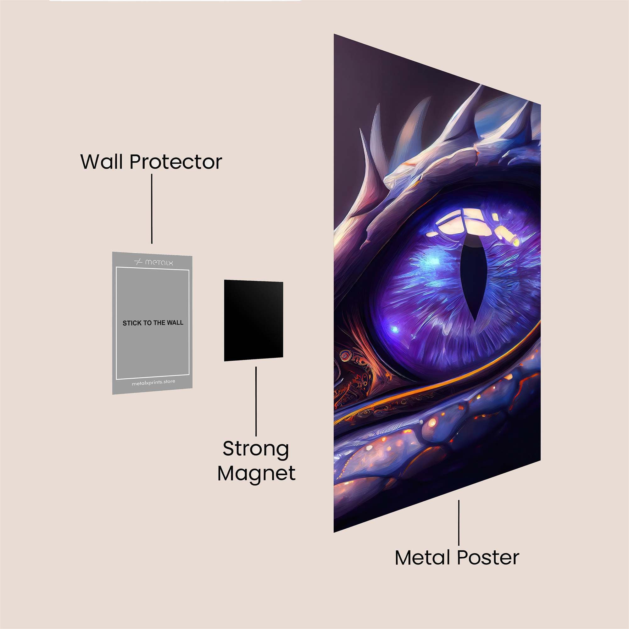 Dragon Enigma Safe Wall Magnetic / M