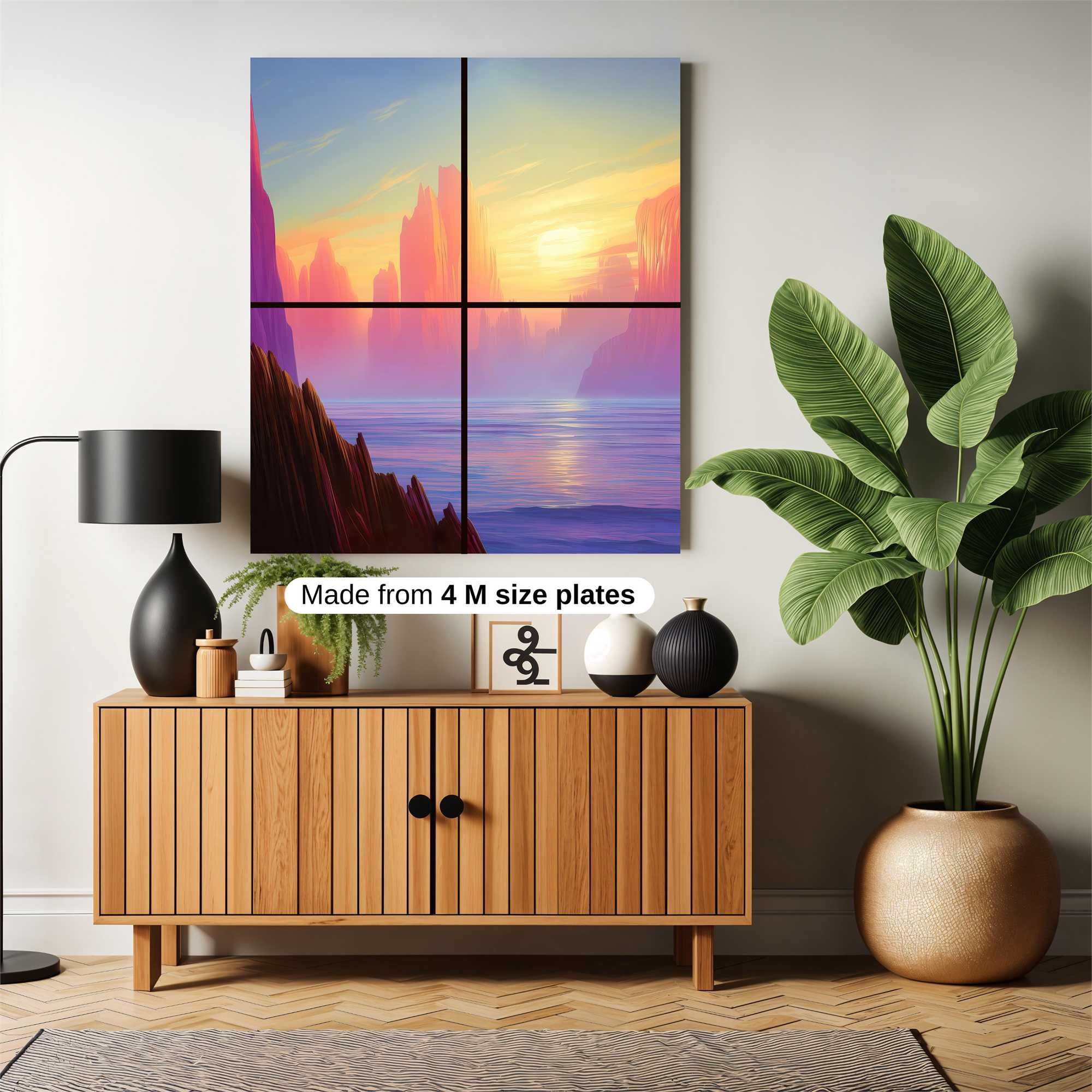 Sunset Serenity Safe Wall Magnetic / M