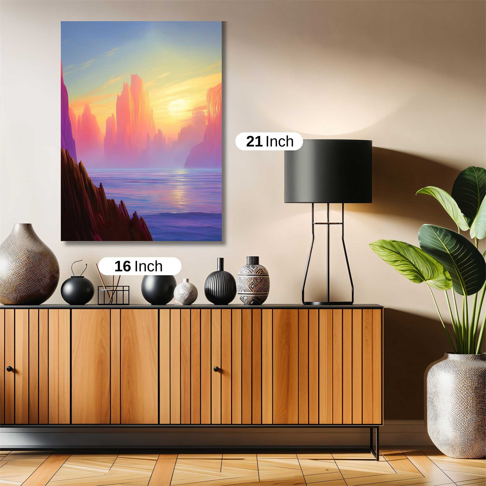 Sunset Serenity Safe Wall Magnetic / M