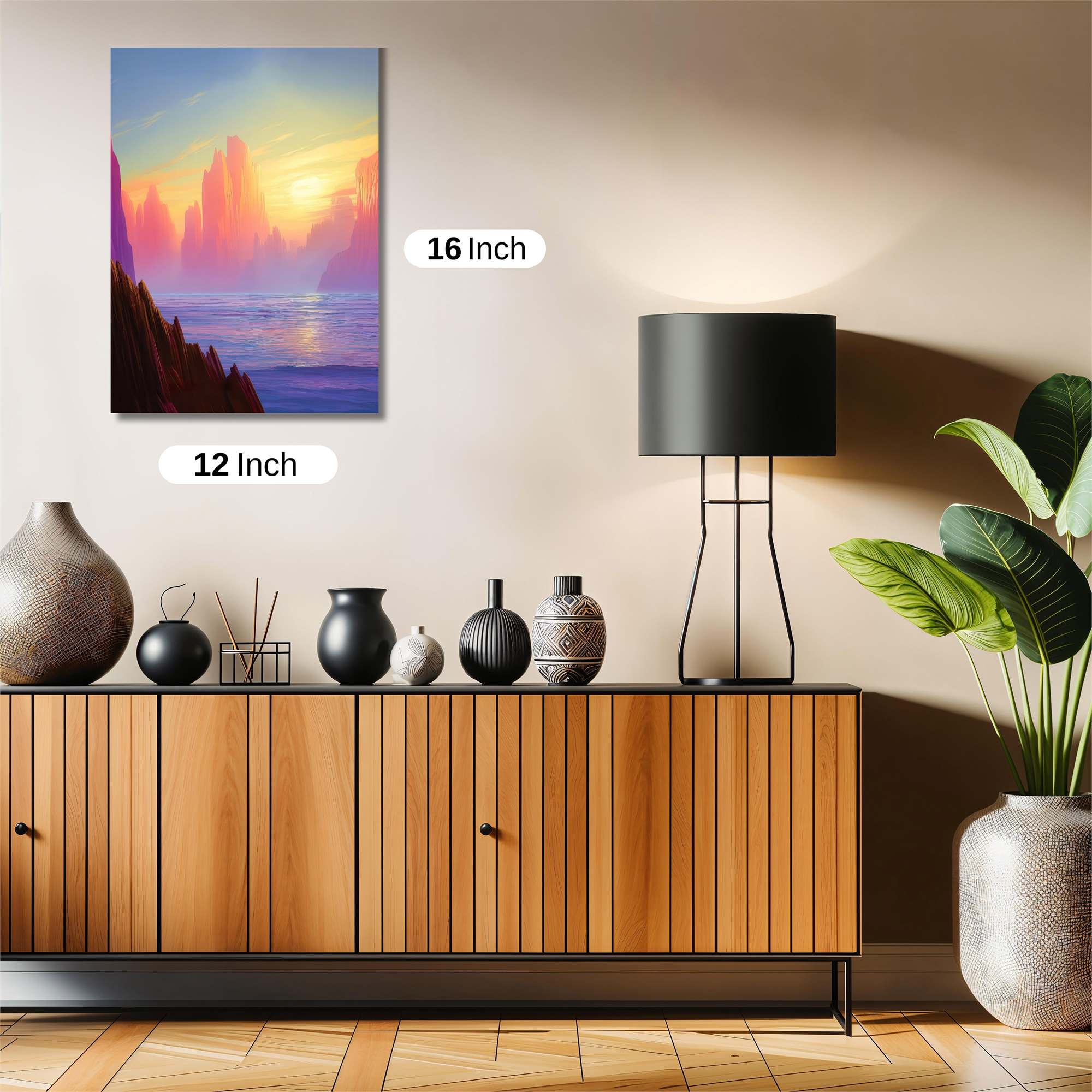 Sunset Serenity Safe Wall Magnetic / M