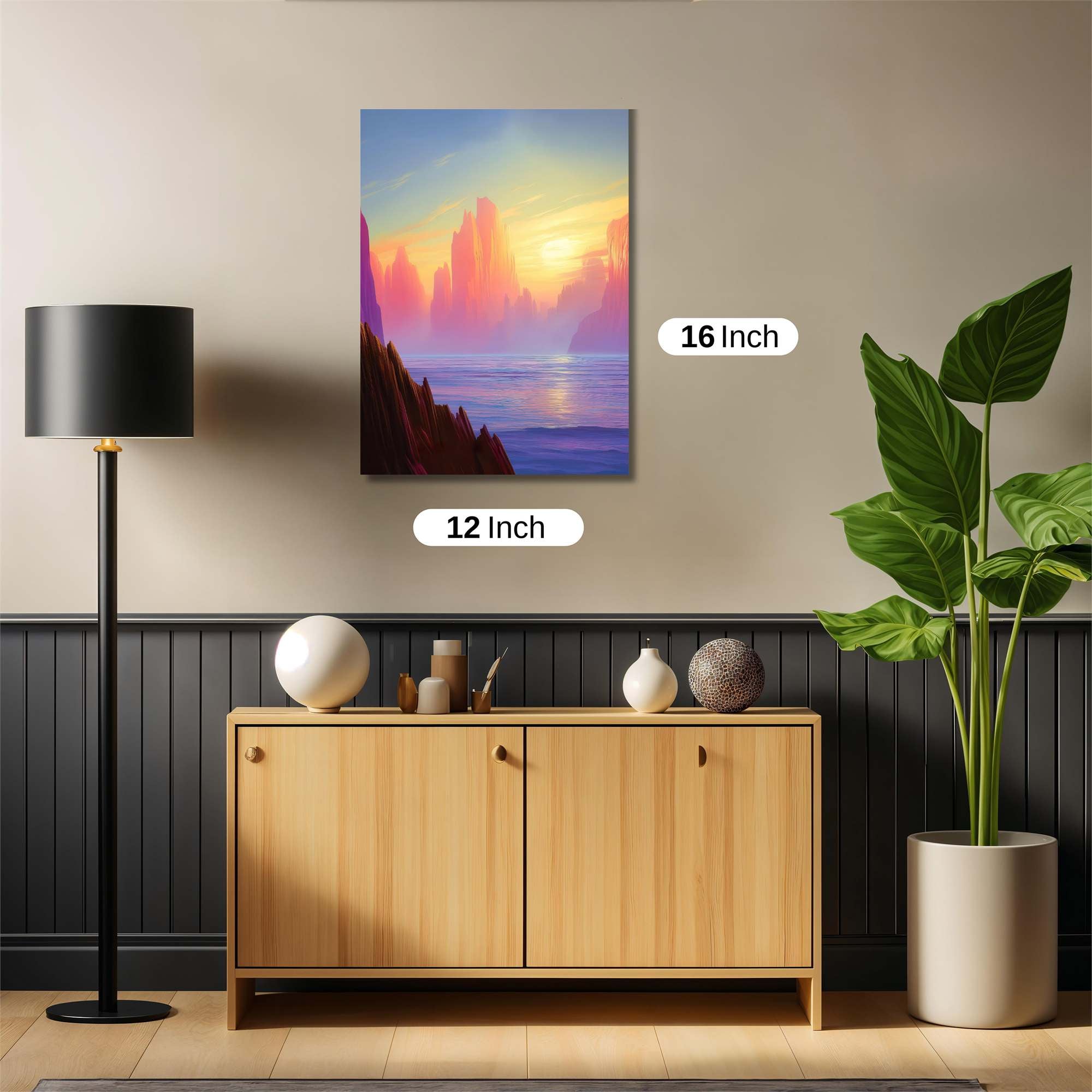 Sunset Serenity Safe Wall Magnetic / M
