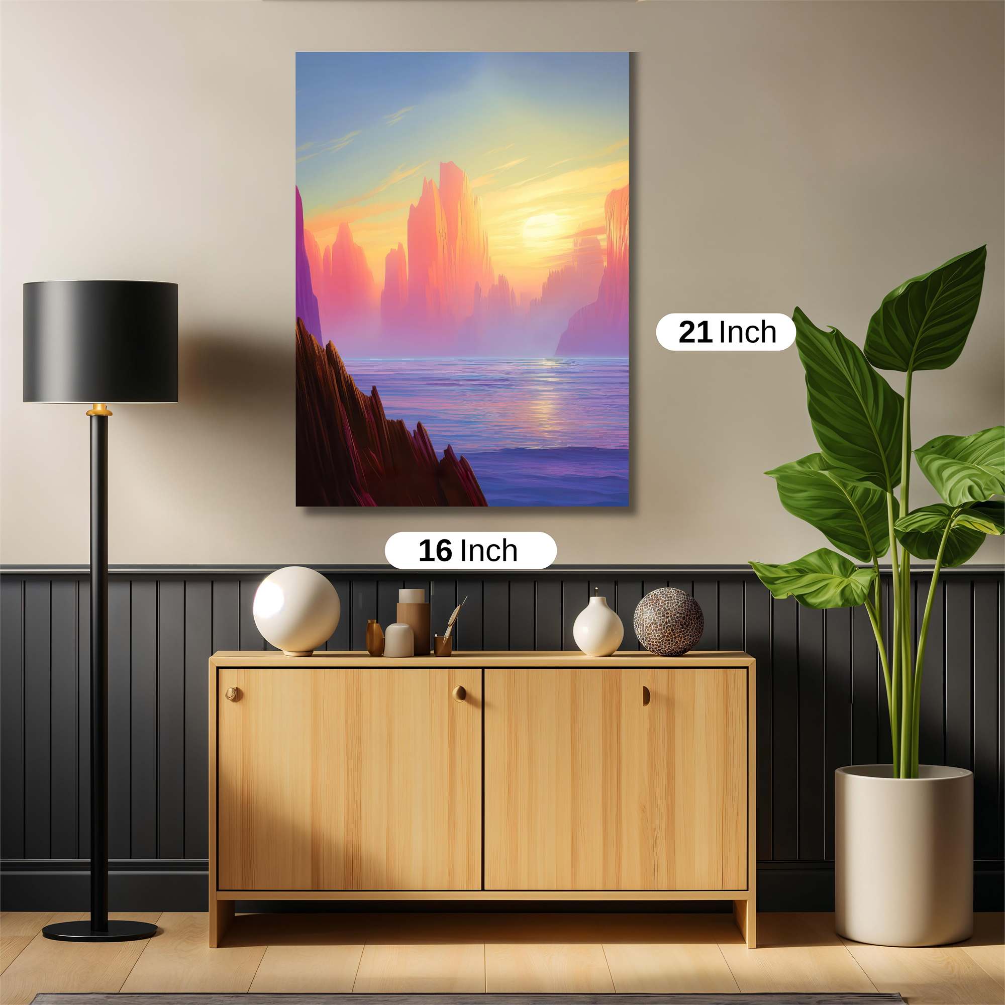 Sunset Serenity Safe Wall Magnetic / M