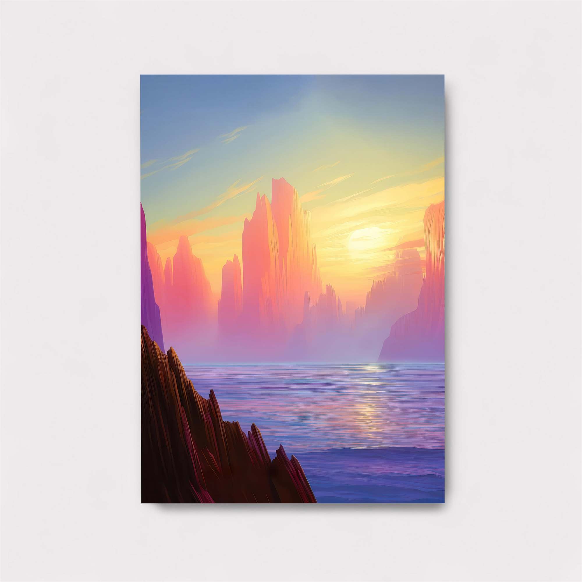Sunset Serenity Safe Wall Magnetic / M