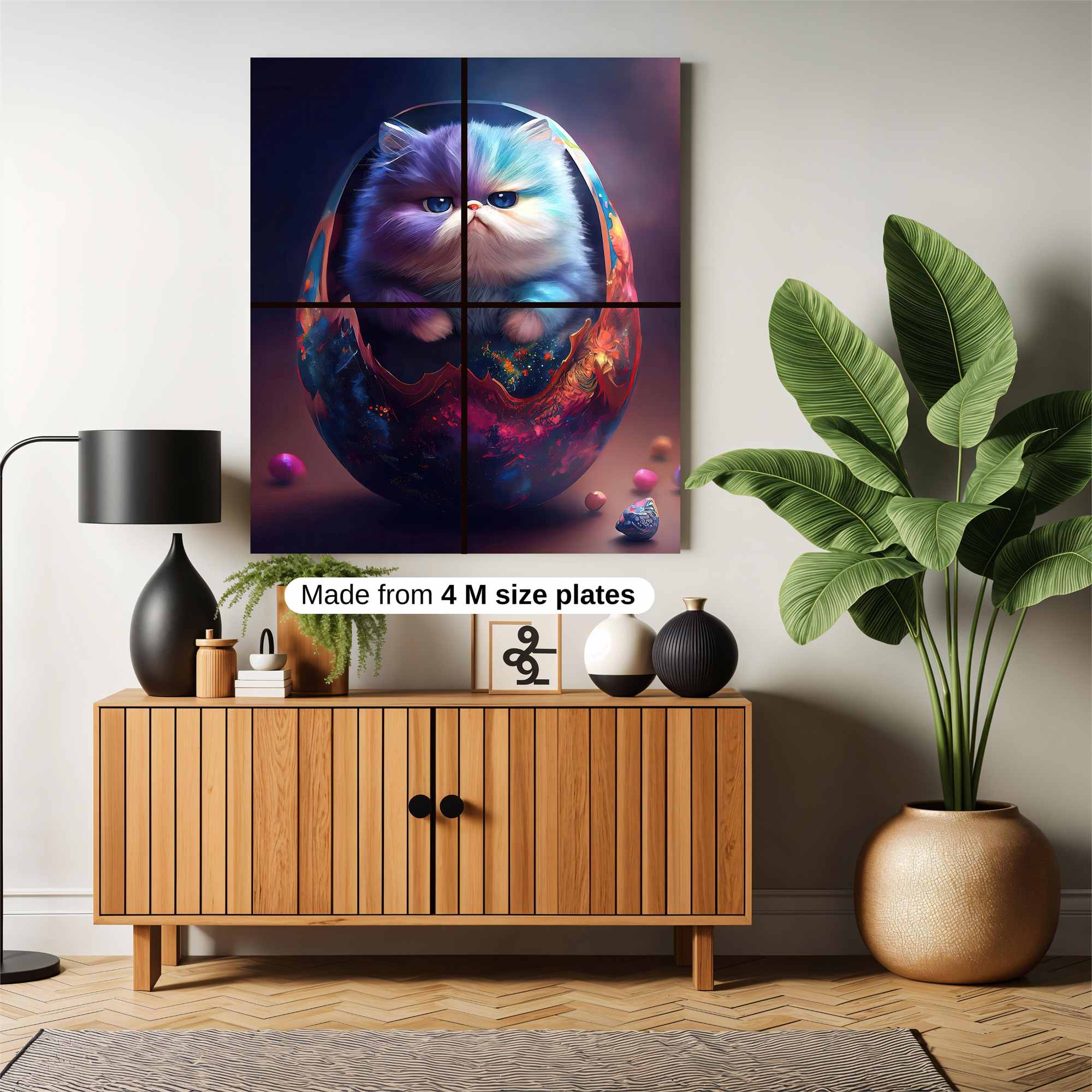 Kitten Cosmic Safe Wall Magnetic / M