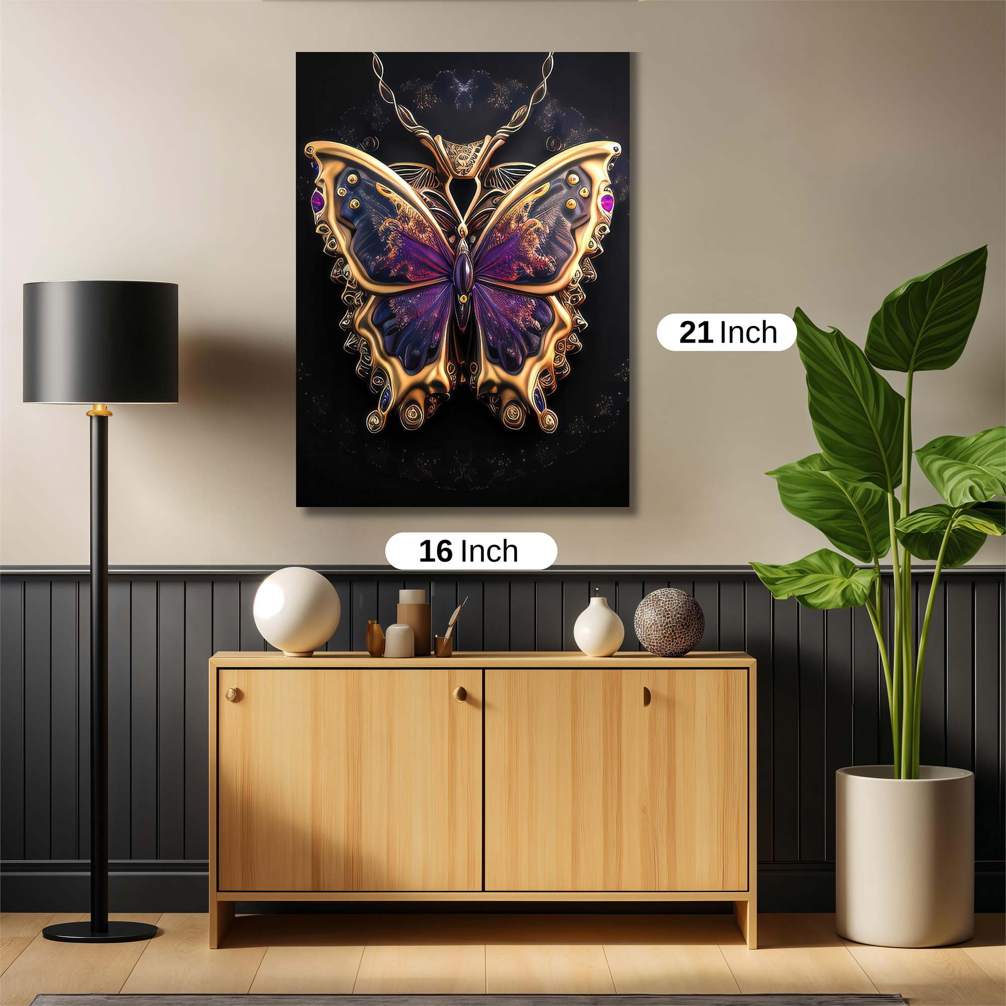 Butterfly Enchantment Safe Wall Magnetic / M