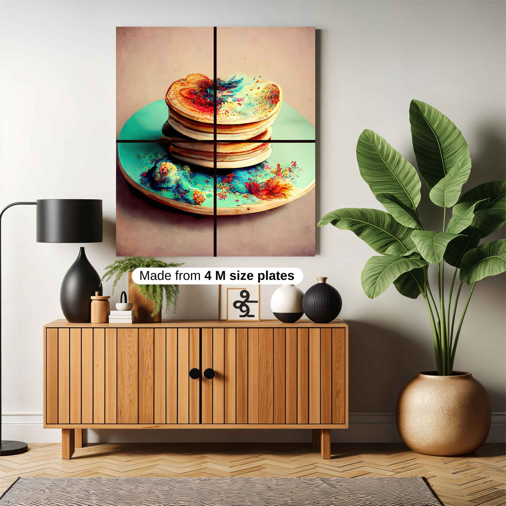 Pancake Artistry Safe Wall Magnetic / M